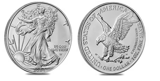 2024 1 oz Silver American Eagle $1 Coin BU - 999 Silver Coin - Premium  from Wanna Freestyle Designs - Just $36.99! Shop now at Wanna Freestyle Designs