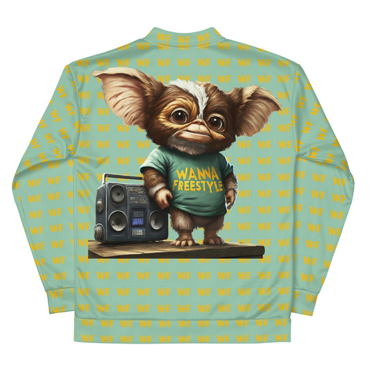 Wanna Freestyle Giz Boom box Unisex Bomber Jacket - Premium Jacket from Wanna Freestyle - Just $53! Shop now at Wanna Freestyle