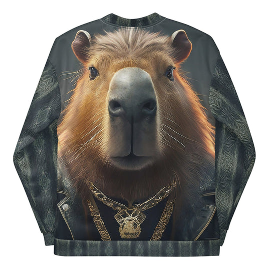 Capybara Ok I Pull Up Unisex Bomber Jacket - Premium T-Shirt from Wanna Freestyle - Just $53! Shop now at Wanna Freestyle