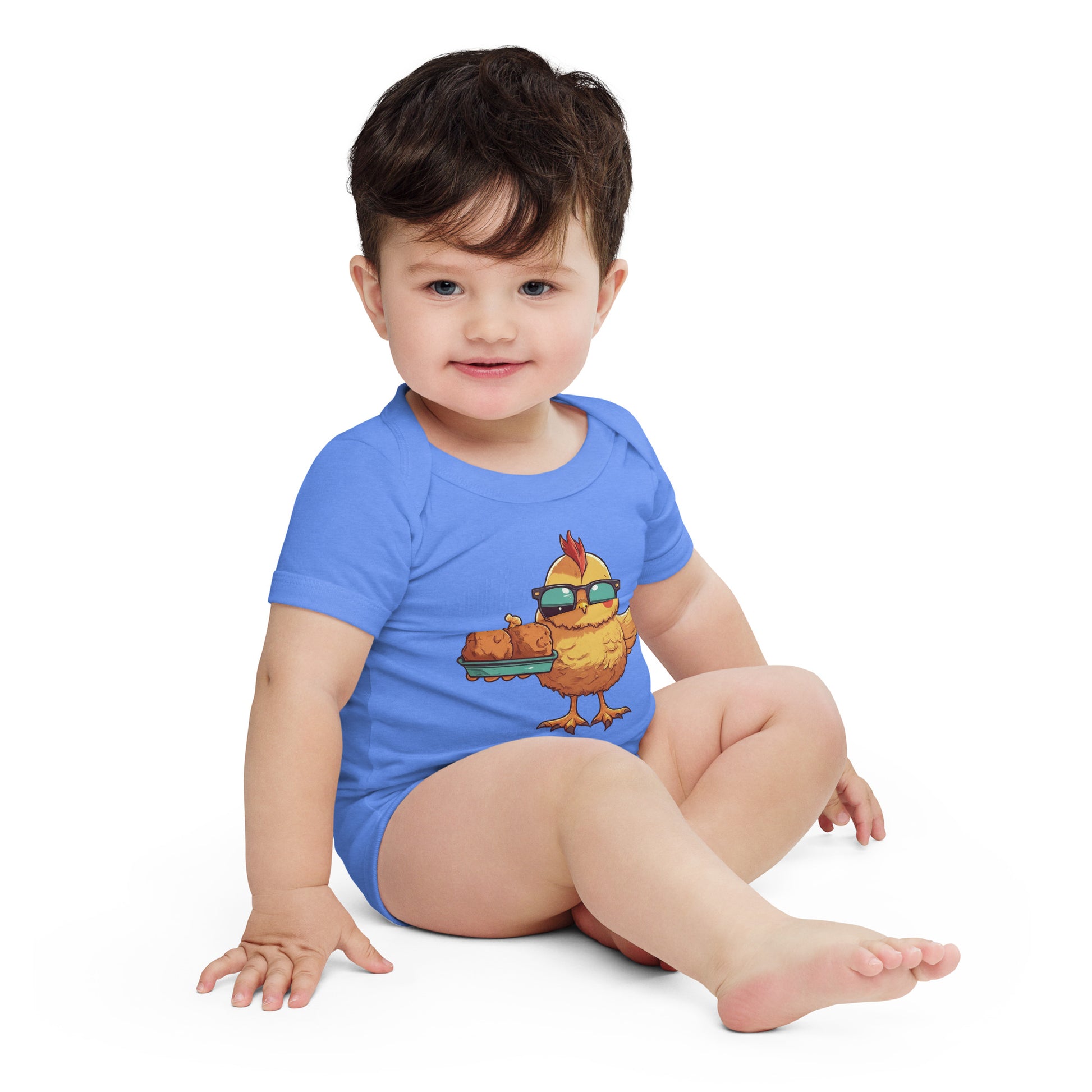 Chickie Chicken Baby short sleeve one piece - Premium T-Shirt from Wanna Freestyle Designs - Just $19.99! Shop now at Wanna Freestyle Designs