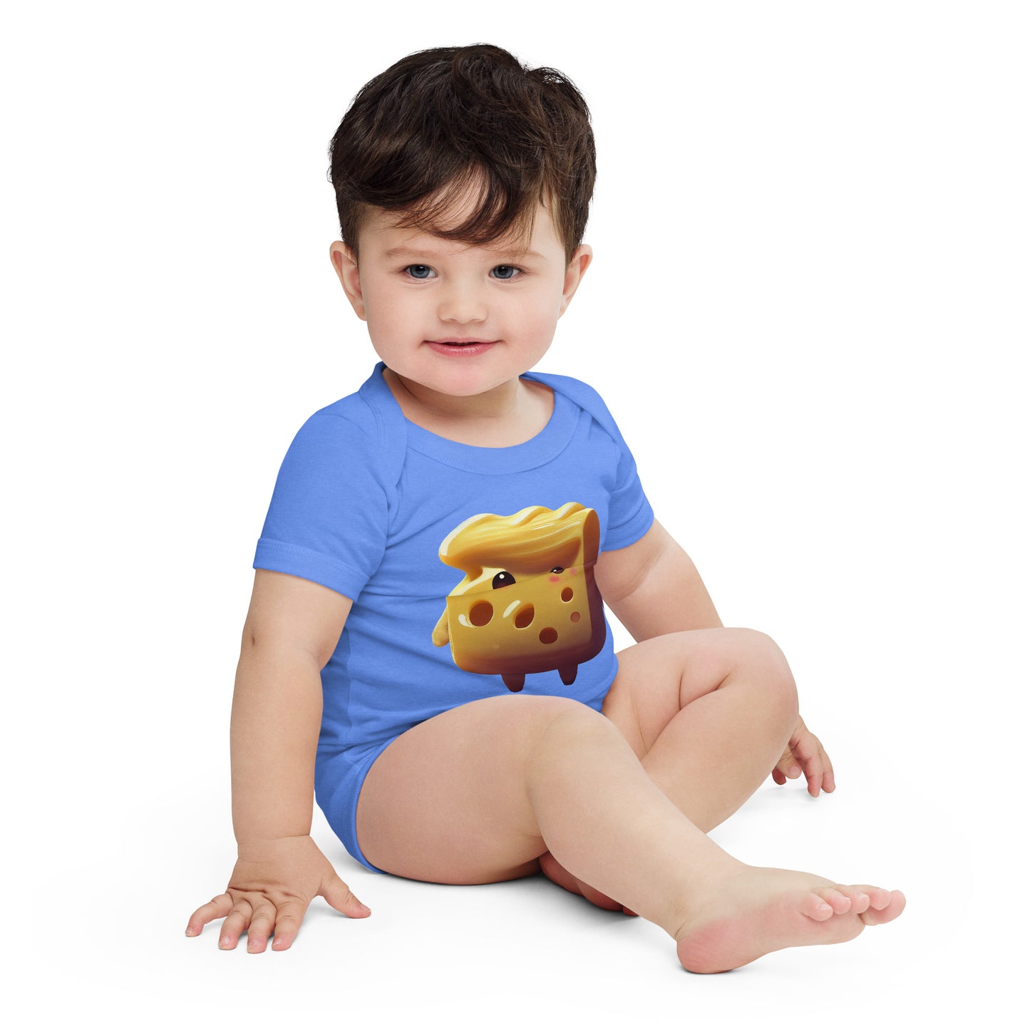 The Big Cheese Baby short sleeve one piece - Premium T-Shirt from Wanna Freestyle Designs - Just $19.99! Shop now at Wanna Freestyle Designs