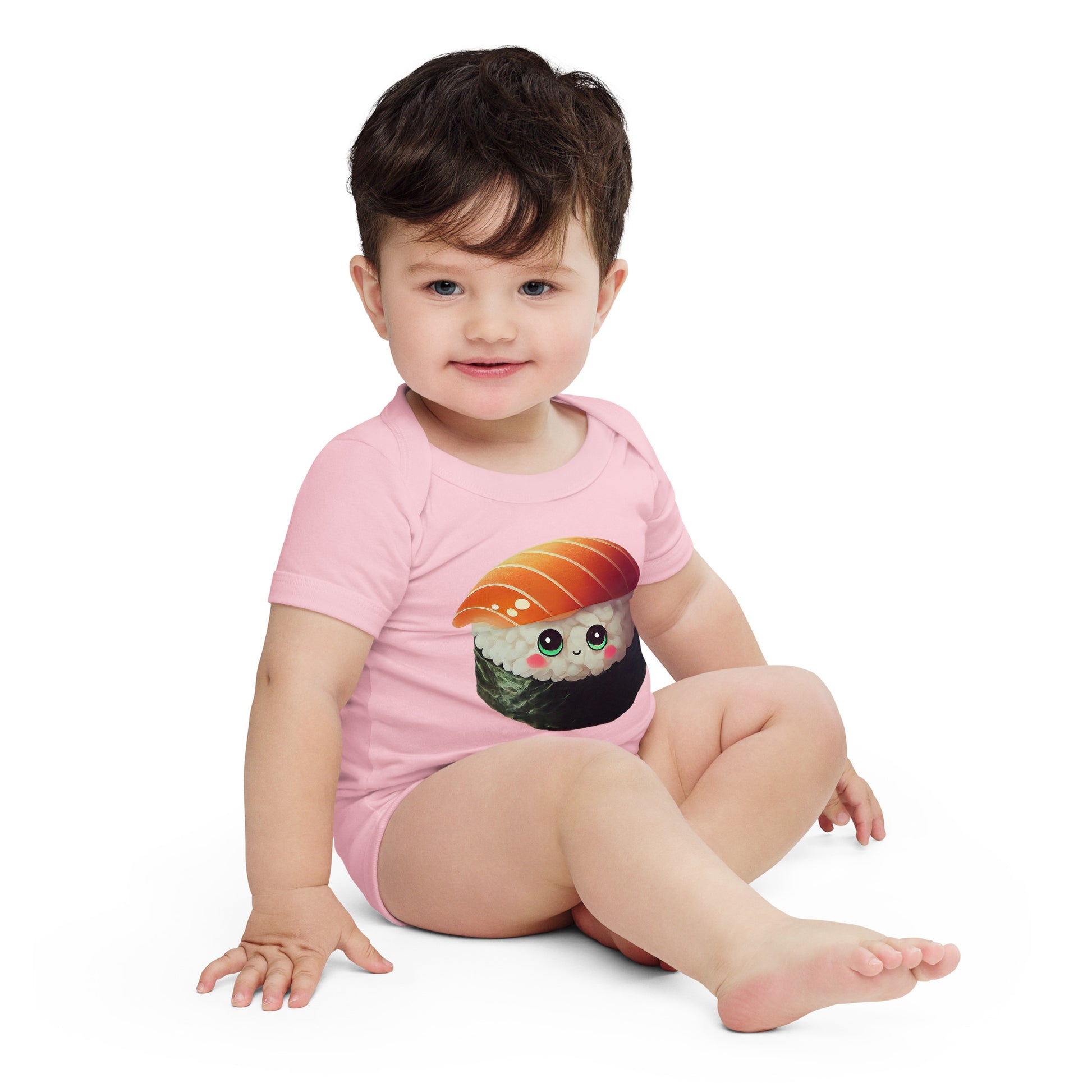 Kawaii Sushi Baby short sleeve one piece - Premium T-Shirt from Wanna Freestyle Designs - Just $19.99! Shop now at Wanna Freestyle Designs