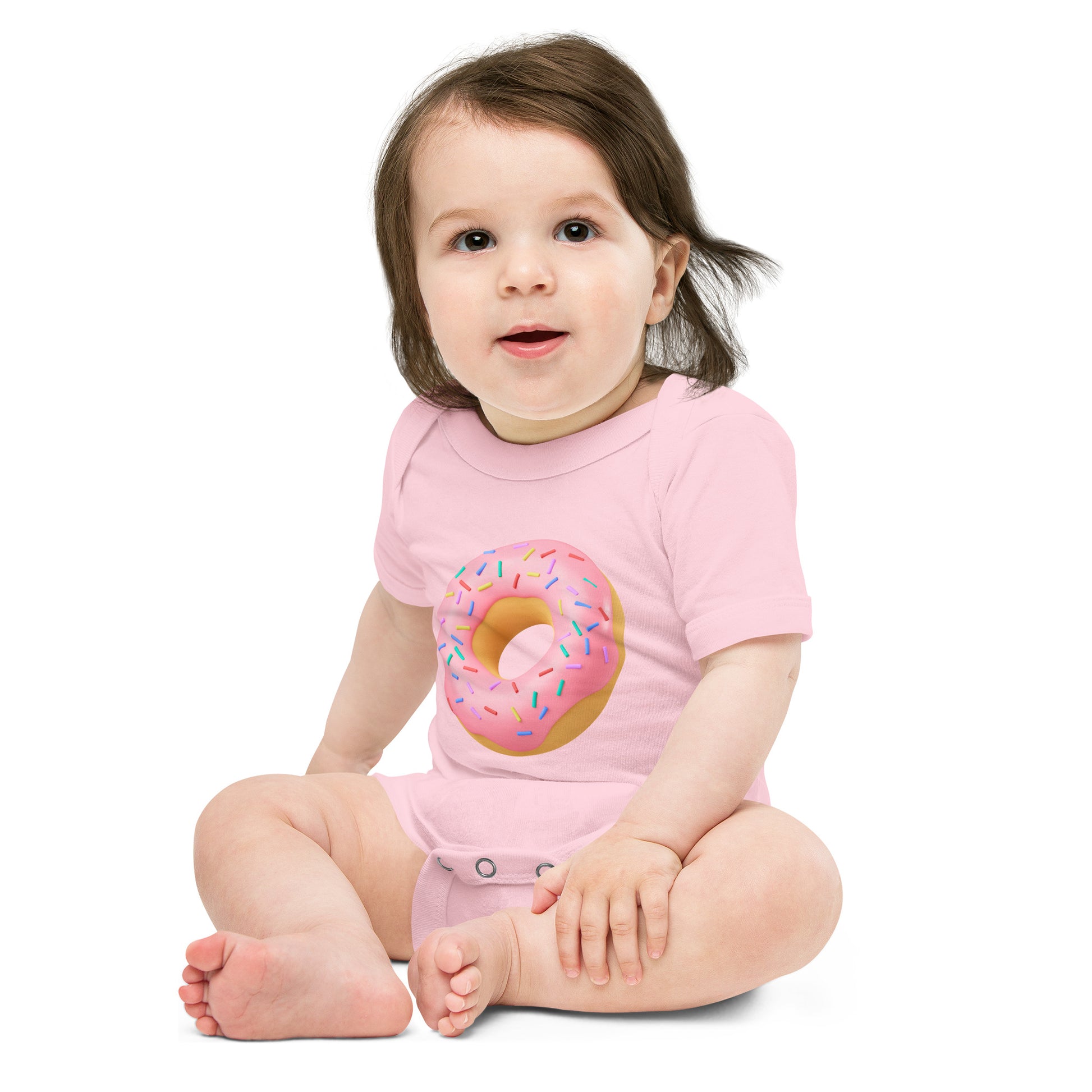 Donut Baby short sleeve one piece - Premium T-Shirt from Wanna Freestyle Designs - Just $19.99! Shop now at Wanna Freestyle Designs