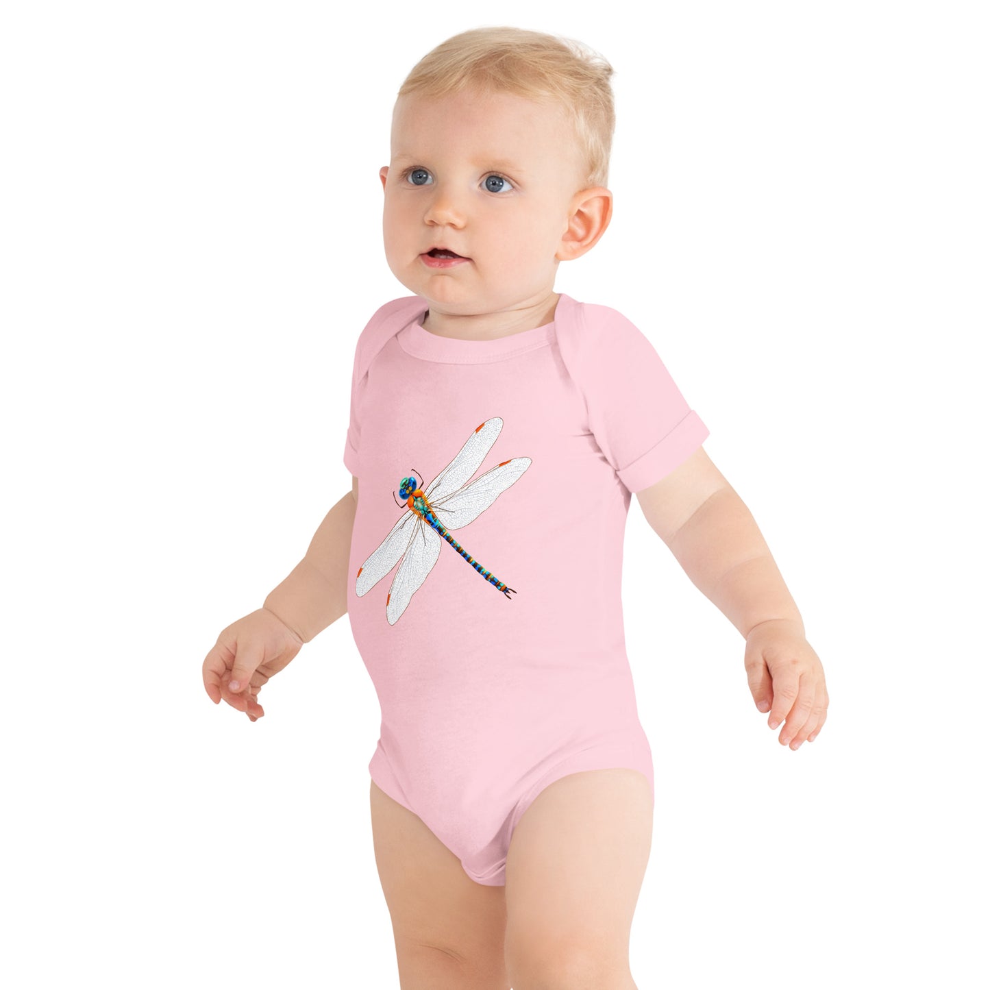 Dragonfly Baby short sleeve one piece - Premium T-Shirt from Wanna Freestyle Designs - Just $19.99! Shop now at Wanna Freestyle Designs