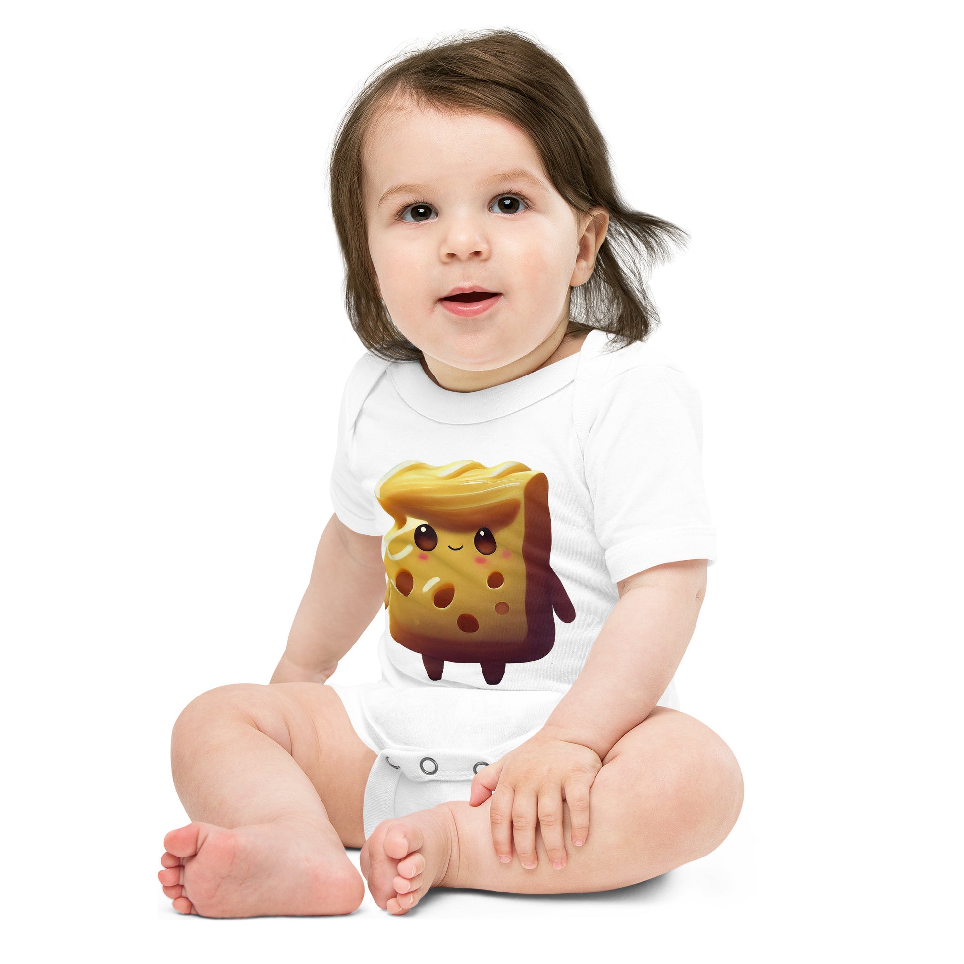 The Big Cheese Baby short sleeve one piece - Premium T-Shirt from Wanna Freestyle Designs - Just $19.99! Shop now at Wanna Freestyle Designs