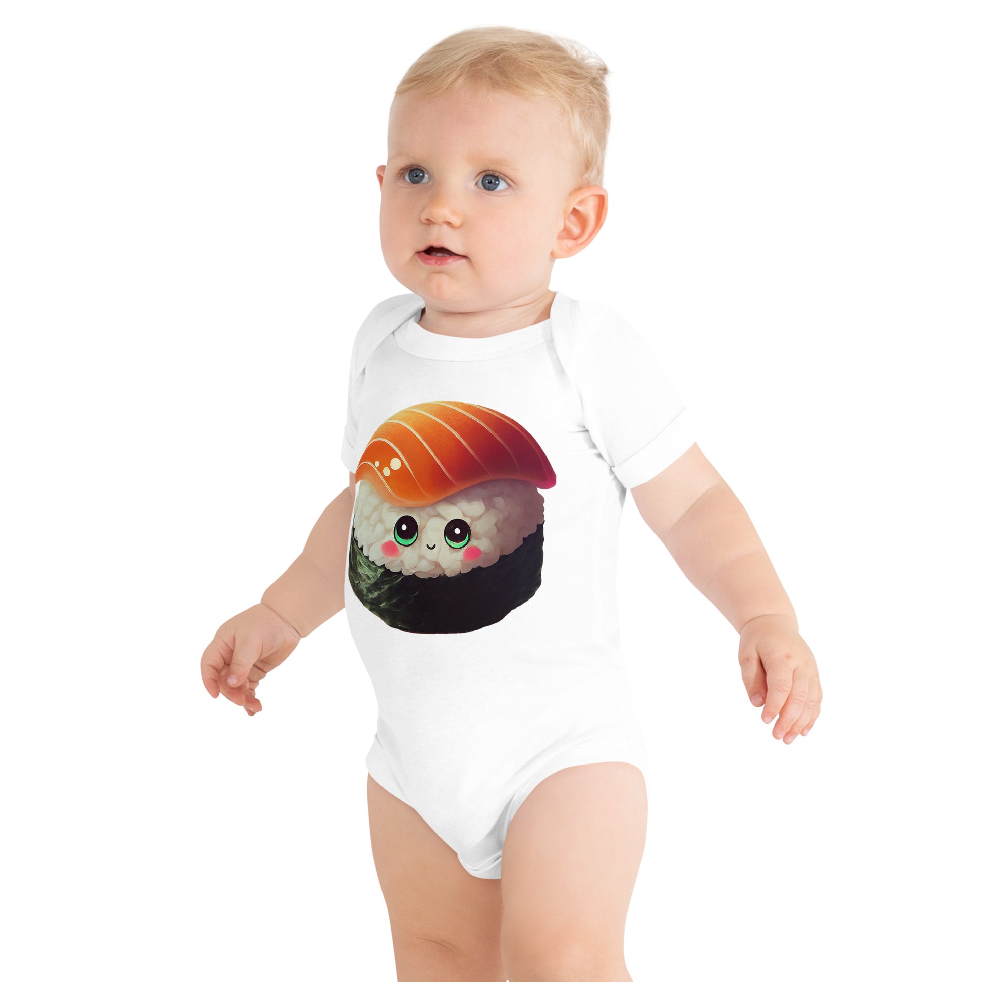 Kawaii Sushi Baby short sleeve one piece - Premium T-Shirt from Wanna Freestyle Designs - Just $19.99! Shop now at Wanna Freestyle Designs