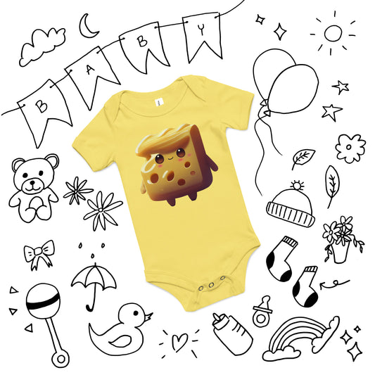 The Big Cheese Baby short sleeve one piece - Premium T-Shirt from Wanna Freestyle Designs - Just $19.99! Shop now at Wanna Freestyle Designs