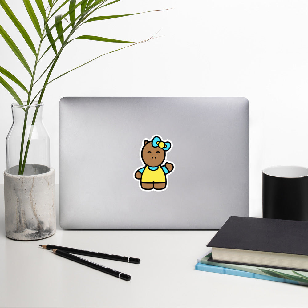 Hello Cappy Bubble-free stickers - Premium  from Wanna Freestyle Designs - Just $6! Shop now at Wanna Freestyle Designs