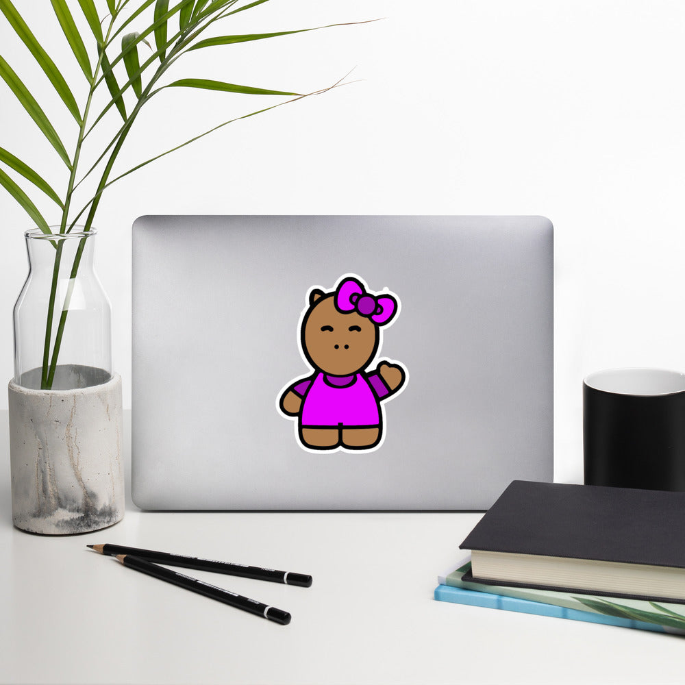 Hello Cappy Bubble-free stickers - Premium  from Wanna Freestyle Designs - Just $6! Shop now at Wanna Freestyle Designs