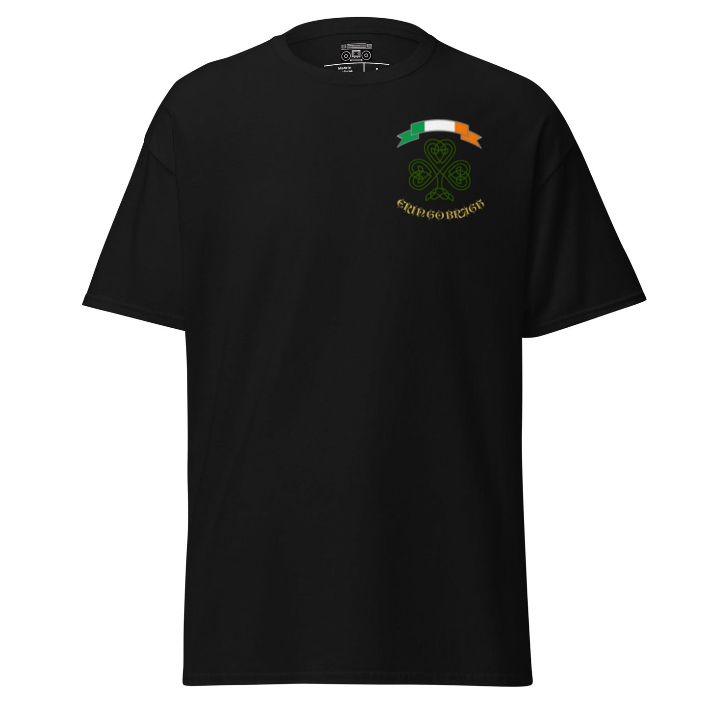 Erin Go Bragh Irish Banner Flag and Celtic Clover Men's classic tee - Premium T-Shirt from Wanna Freestyle - Just $19.99! Shop now at Wanna Freestyle