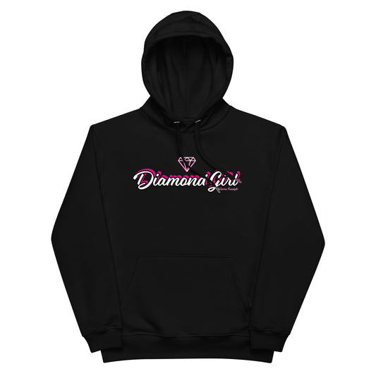 Diamond Girl Premium eco hoodie- Pink - Premium  from Wanna Freestyle - Just $55! Shop now at Wanna Freestyle