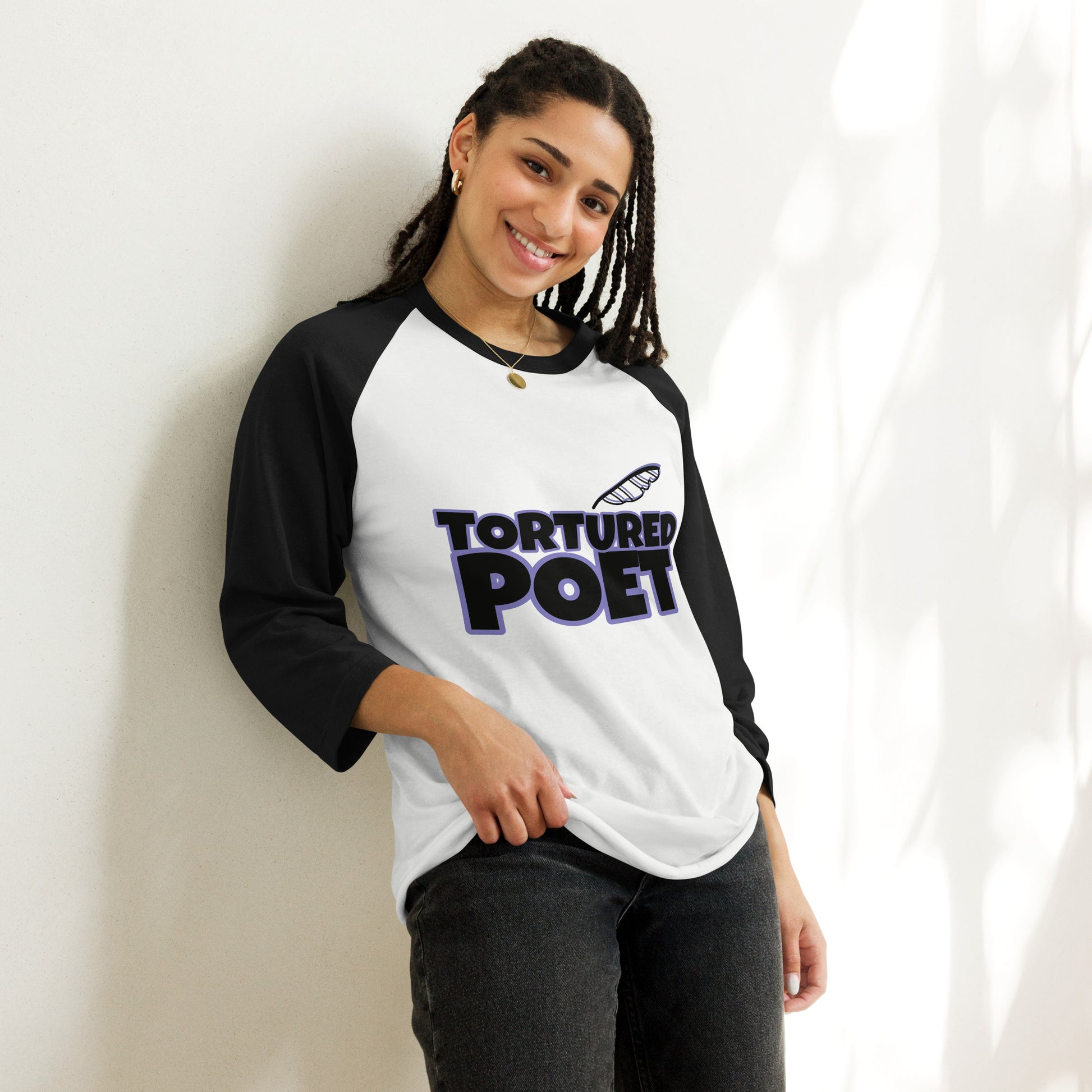 3/4 sleeve raglan shirt - Premium  from Wanna Freestyle Designs - Just $25! Shop now at Wanna Freestyle Designs