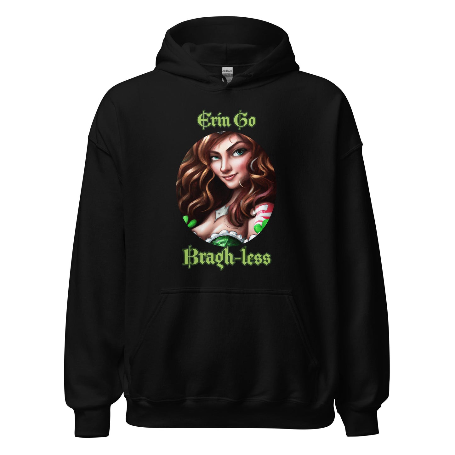 Erin Go Bragh-less Unisex Hoodie - Premium Hoodie from Wanna Freestyle - Just $31! Shop now at Wanna Freestyle