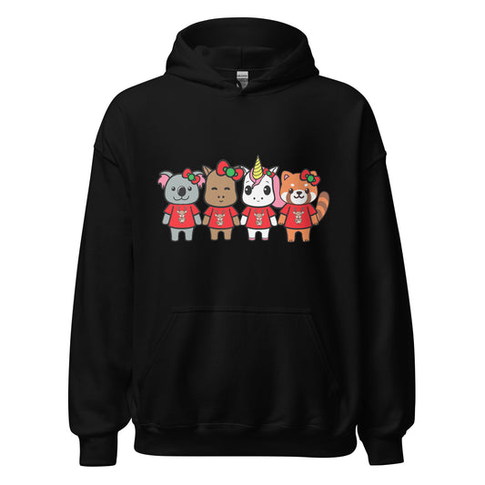 Lil Cappy & Friends Hoiday Unisex Hoodie - Premium  from Wanna Freestyle Designs - Just $32! Shop now at Wanna Freestyle Designs