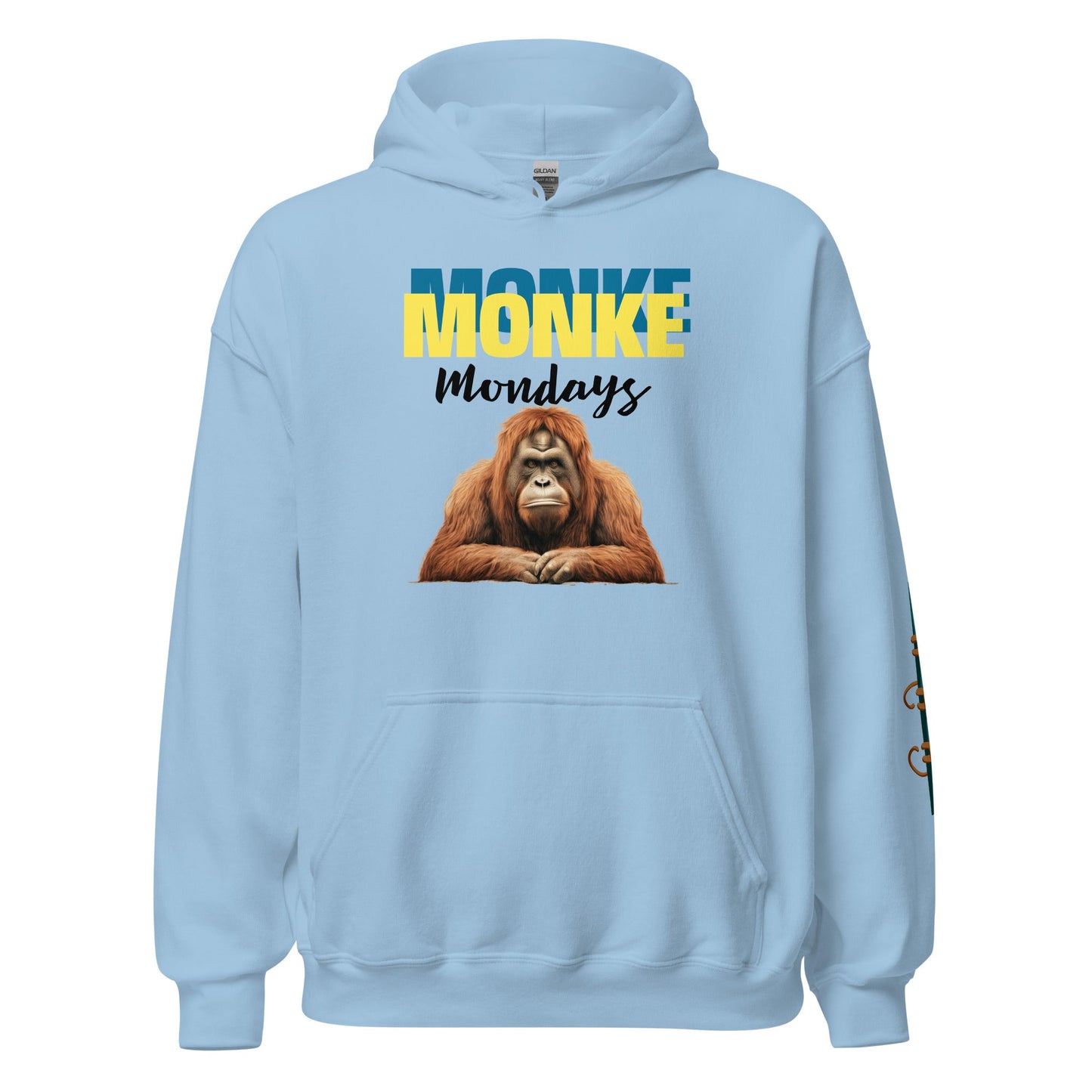 Monke Mondays Unisex Hoodie - Premium Hoodie from Wanna Freestyle - Just $40! Shop now at Wanna Freestyle