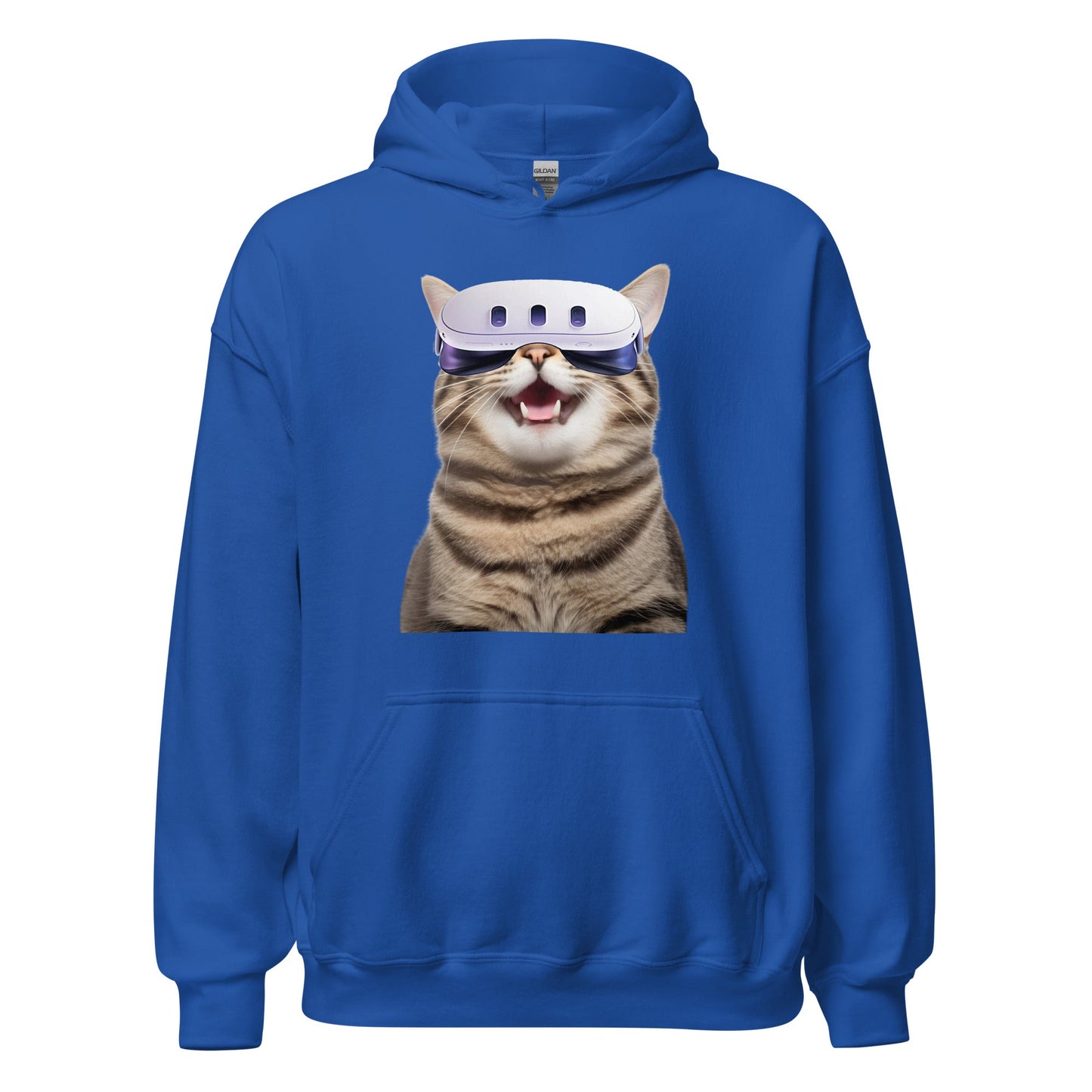 Oculus 3 VR Kitty Gamer Unisex Long Sleeve Hoodie - Premium Hoodie from Wanna Freestyle - Just $40! Shop now at Wanna Freestyle