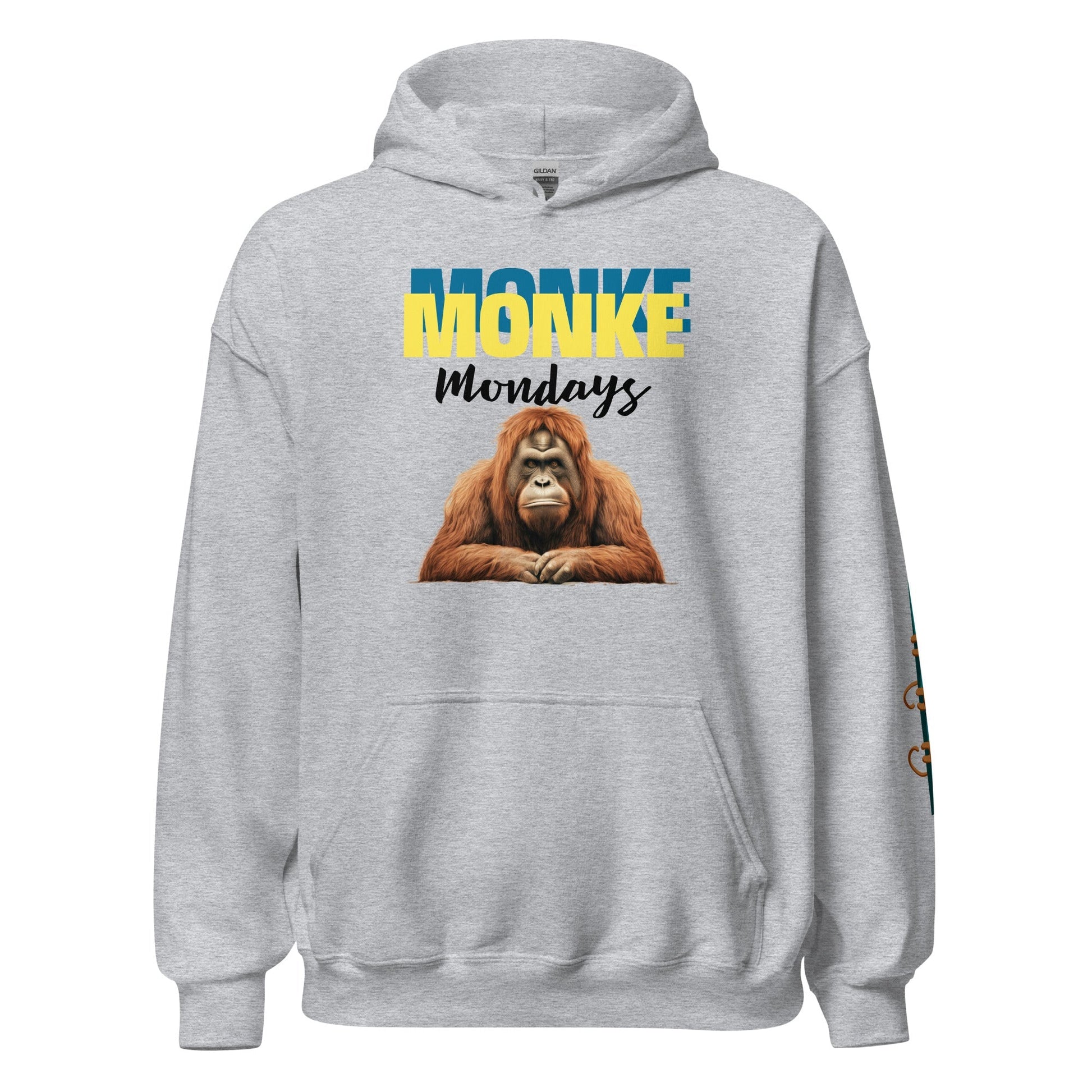 Monke Mondays Unisex Hoodie - Premium Hoodie from Wanna Freestyle - Just $40! Shop now at Wanna Freestyle