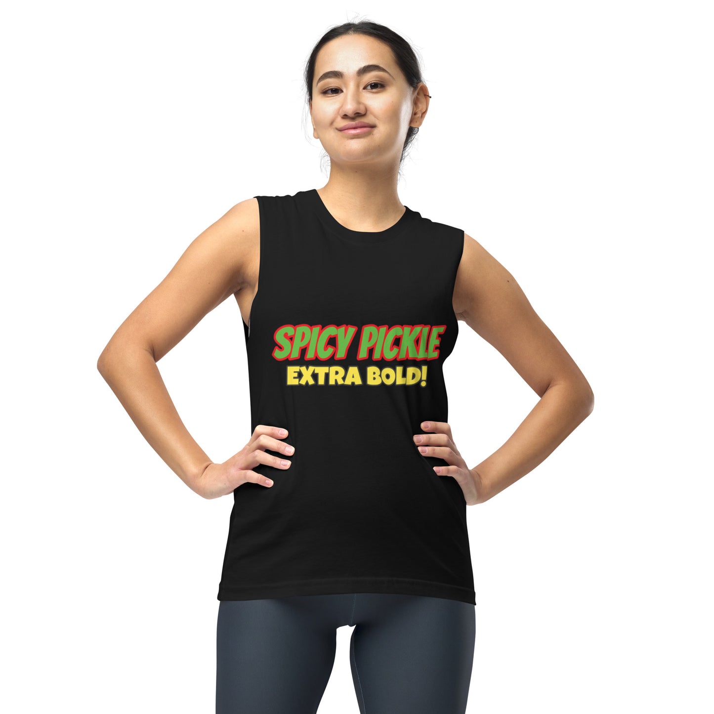 Spicy Pickle Muscle Shirt - Premium T-Shirt from Wanna Freestyle Designs - Just $24.99! Shop now at Wanna Freestyle Designs