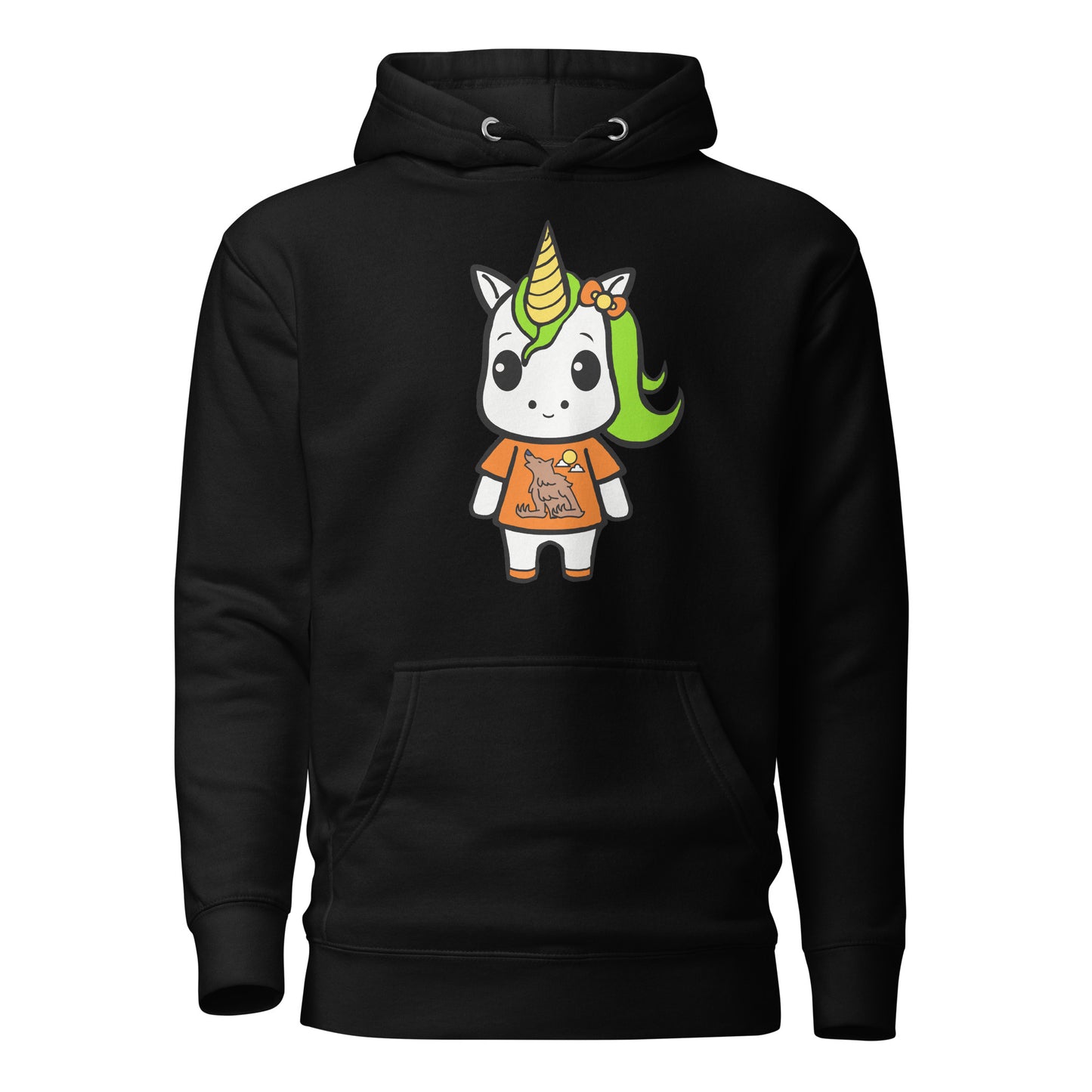 Halloween Lil Unicorn Unisex Hoodie - Premium Hoodie from Wanna Freestyle Designs - Just $39.99! Shop now at Wanna Freestyle Designs