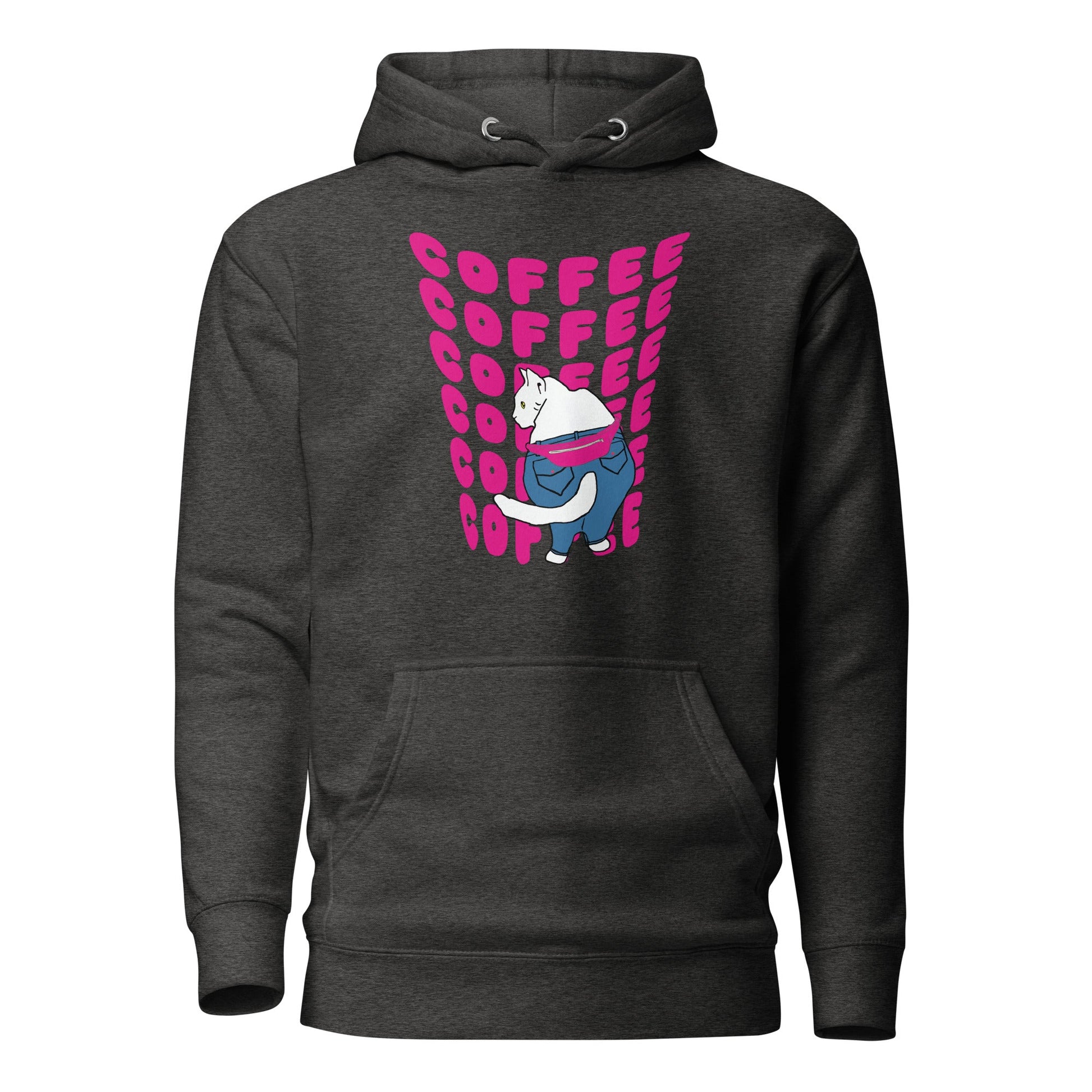 Boujee Coffee Kitty Unisex Hoodie - Premium Hoodie from Wanna Freestyle - Just $35! Shop now at Wanna Freestyle