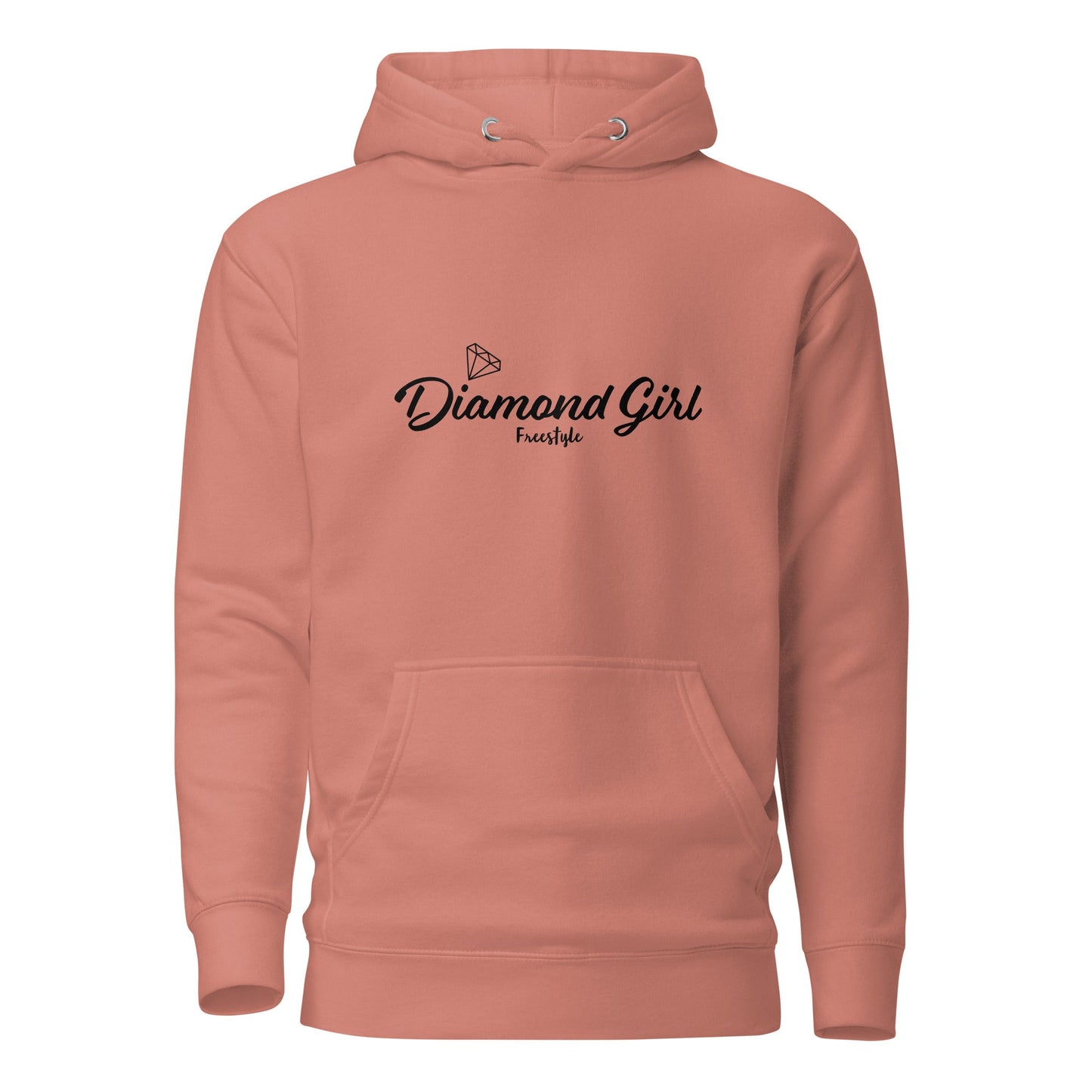 Diamond Girl Freestyle - Unisex Premium Hoodie - White - Premium Hoodie from Wanna Freestyle - Just $45! Shop now at Wanna Freestyle