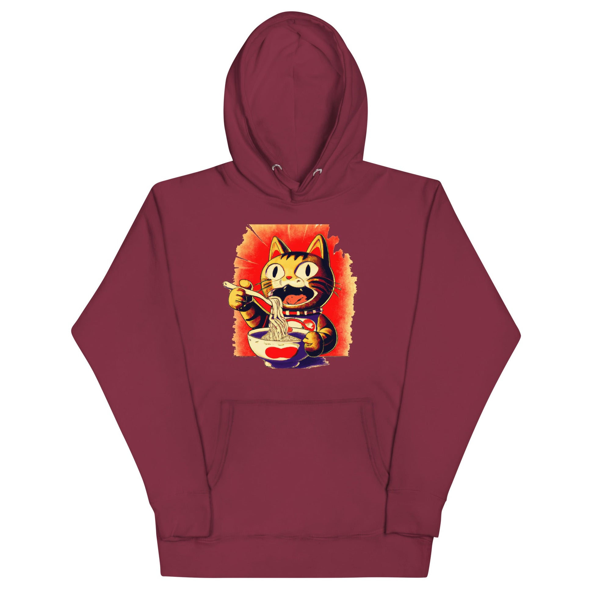 Ramen Noodles Kitty Unisex Hoodie - Premium T-Shirt from Wanna Freestyle - Just $40! Shop now at Wanna Freestyle