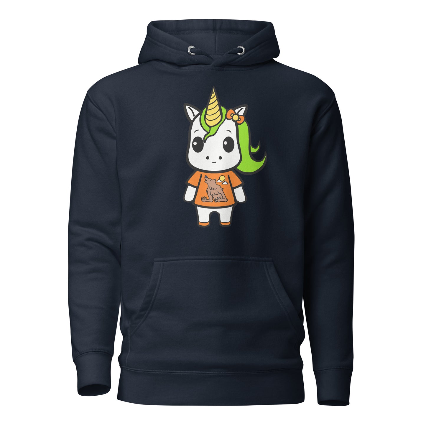 Halloween Lil Unicorn Unisex Hoodie - Premium Hoodie from Wanna Freestyle Designs - Just $39.99! Shop now at Wanna Freestyle Designs