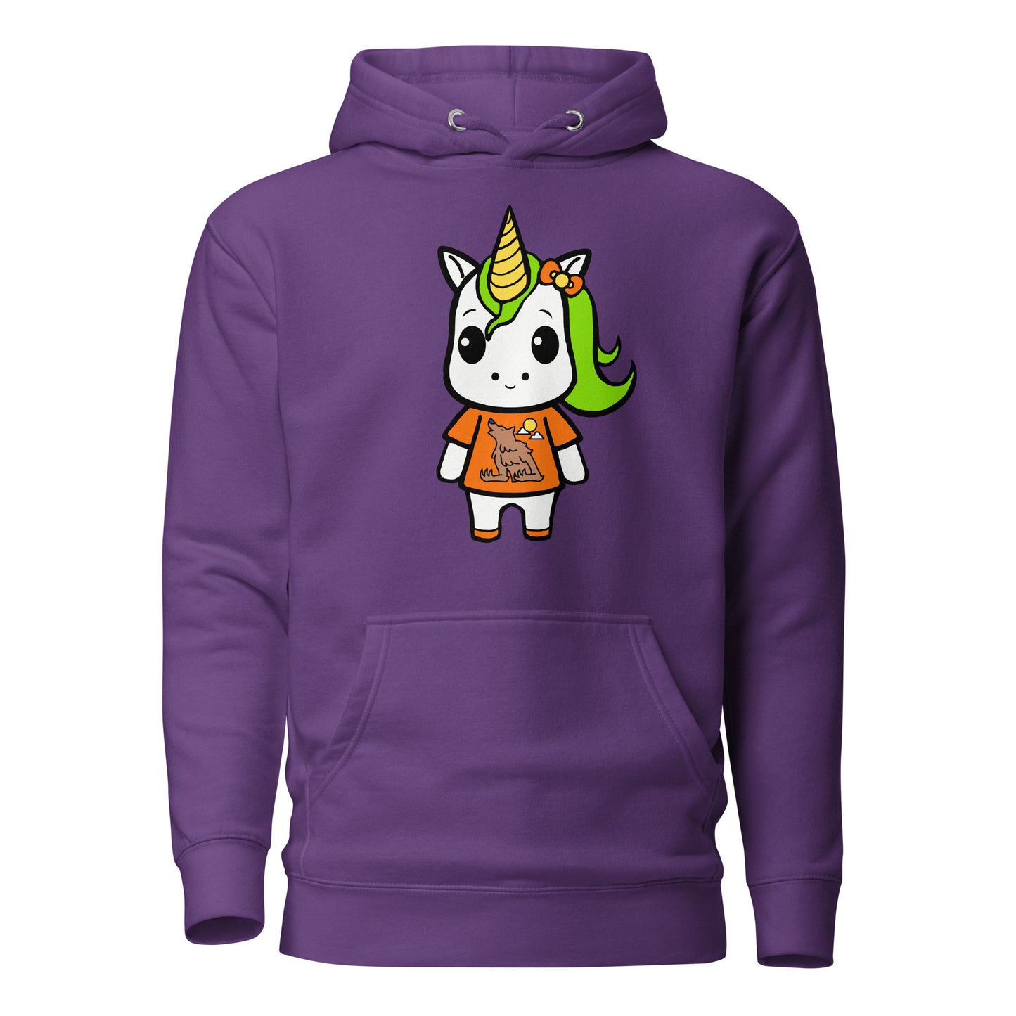 Halloween Lil Unicorn Unisex Hoodie - Premium Hoodie from Wanna Freestyle Designs - Just $39.99! Shop now at Wanna Freestyle Designs