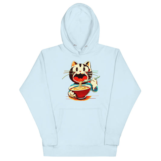 Ramen Noodles Kitty 2 Unisex Hoodie - Premium T-Shirt from Wanna Freestyle - Just $40! Shop now at Wanna Freestyle