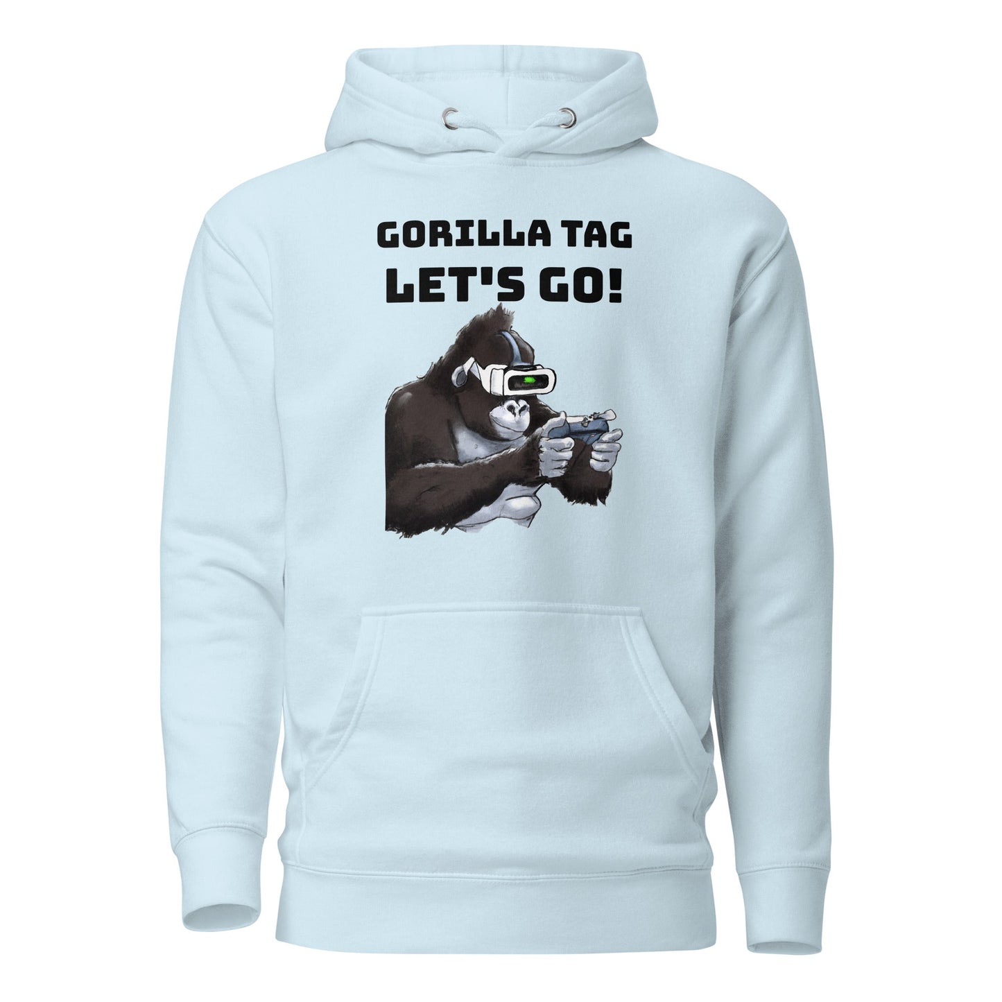 Gorilla Tag VR Let's Go! Unisex Hoodie - Premium Hoodie from Wanna Freestyle - Just $35! Shop now at Wanna Freestyle