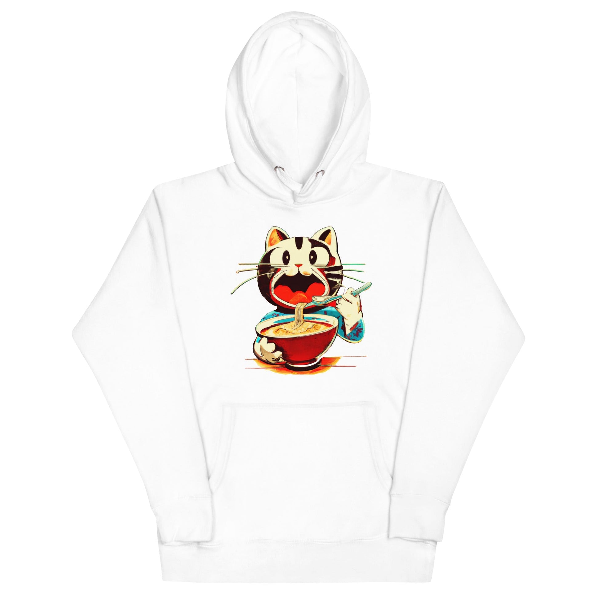 Ramen Noodles Kitty 2 Unisex Hoodie - Premium T-Shirt from Wanna Freestyle - Just $40! Shop now at Wanna Freestyle