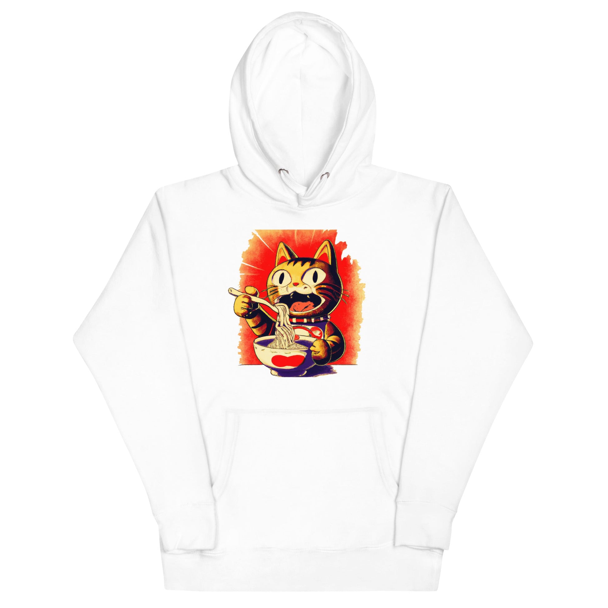 Ramen Noodles Kitty Unisex Hoodie - Premium T-Shirt from Wanna Freestyle - Just $40! Shop now at Wanna Freestyle