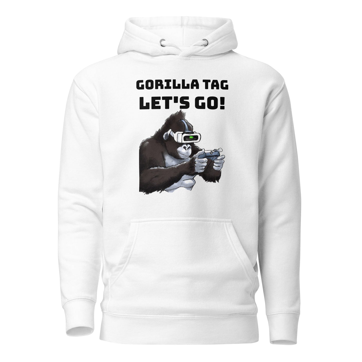 Gorilla Tag VR Let's Go! Unisex Hoodie - Premium Hoodie from Wanna Freestyle - Just $35! Shop now at Wanna Freestyle