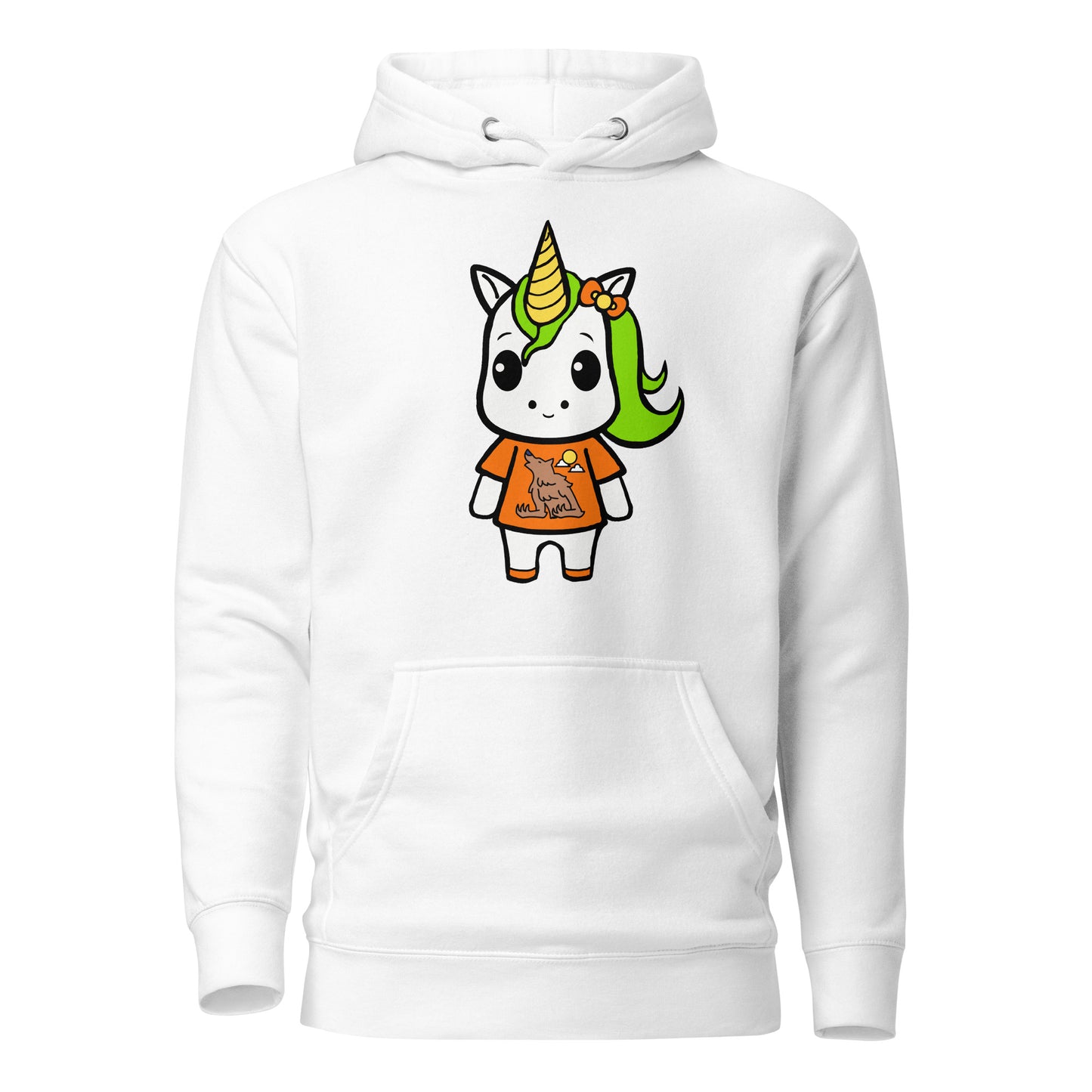 Halloween Lil Unicorn Unisex Hoodie - Premium Hoodie from Wanna Freestyle Designs - Just $39.99! Shop now at Wanna Freestyle Designs