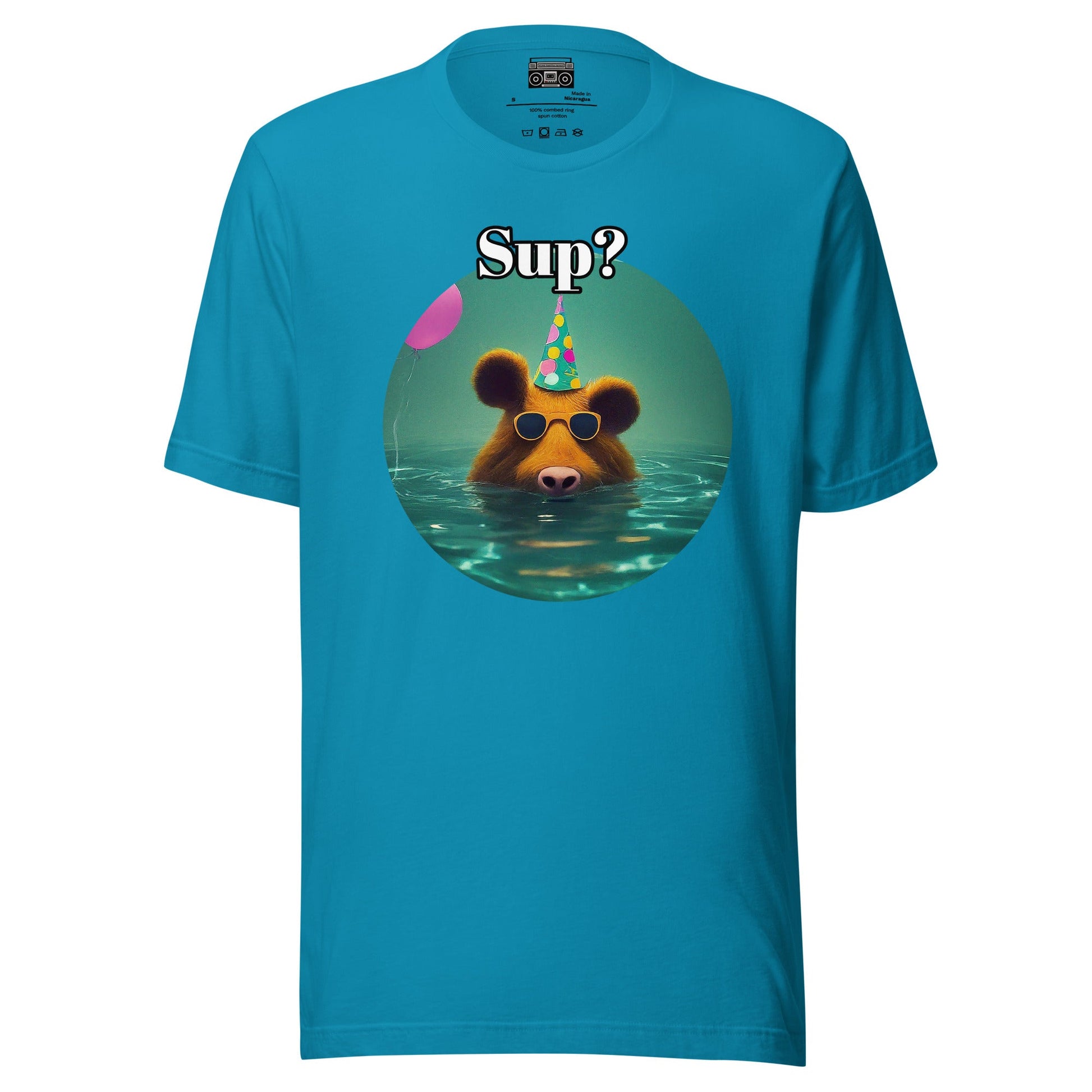 Sup? Capybara Unisex t-shirt - Premium T-Shirt from Wanna Freestyle - Just $19.99! Shop now at Wanna Freestyle