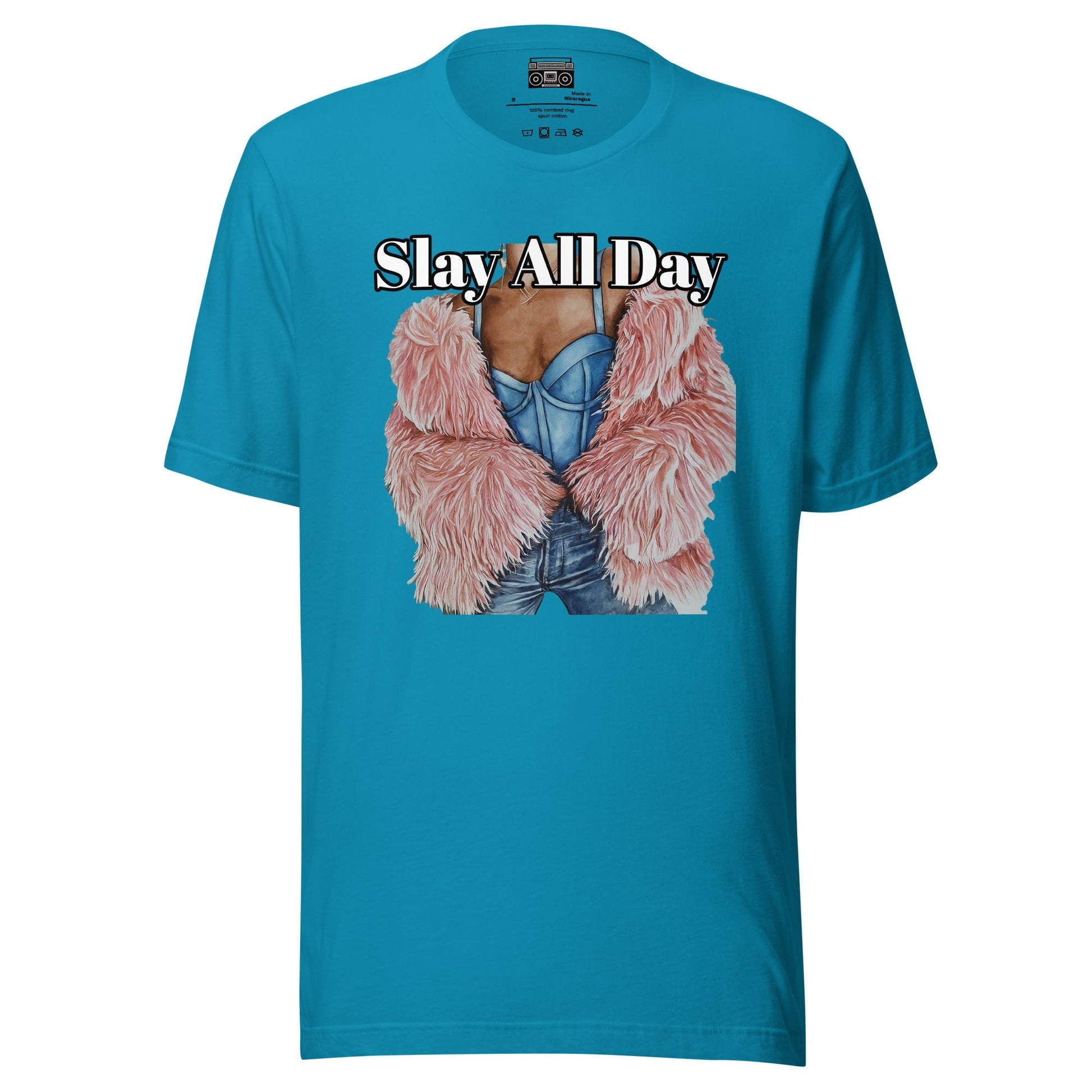 Slay All Day Fashionista 1 Unisex t-shirt - Premium T-Shirt from Wanna Freestyle - Just $19.99! Shop now at Wanna Freestyle