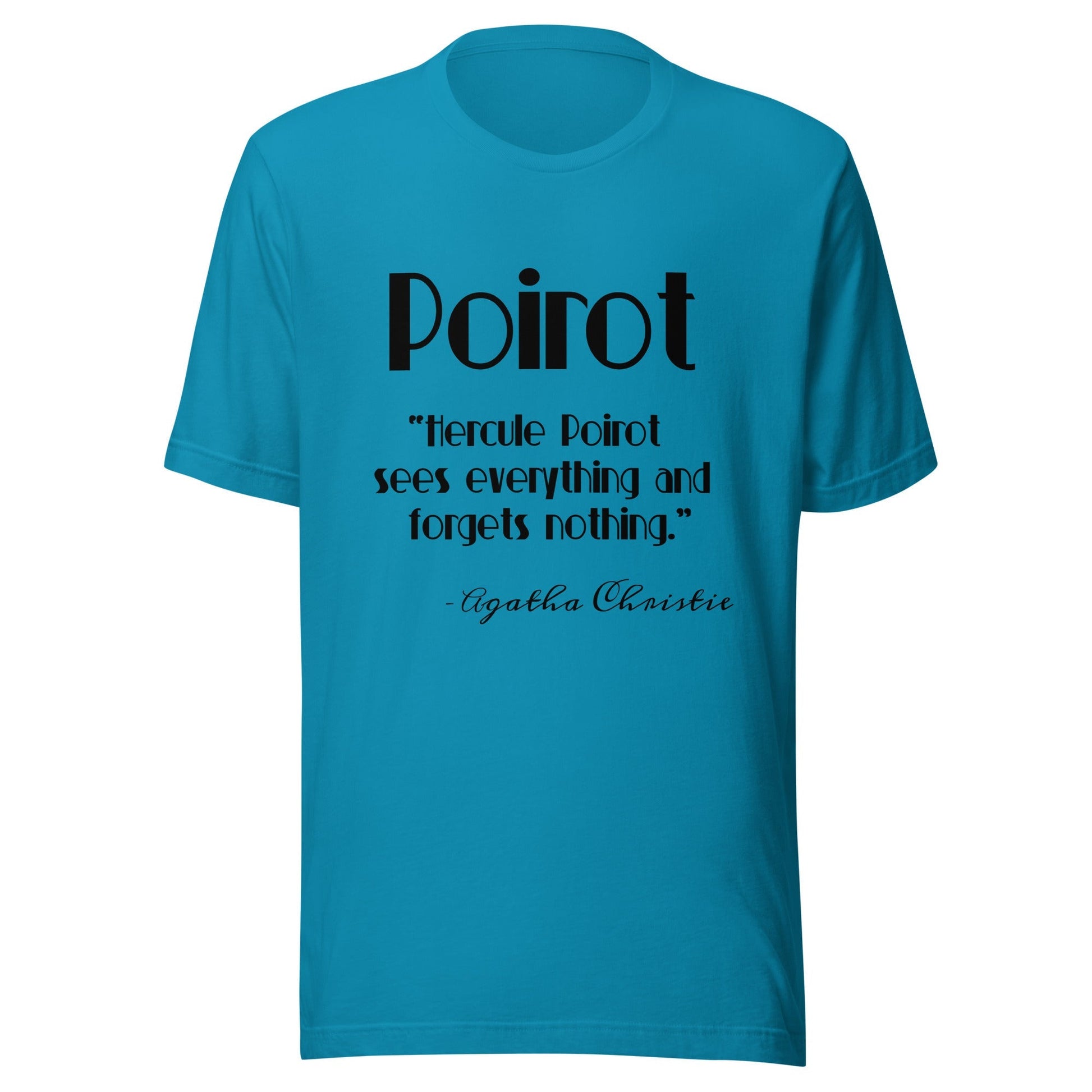 Poirot Forgets Nothing Unisex t-shirt - Premium T-Shirt from Wanna Freestyle - Just $19.99! Shop now at Wanna Freestyle