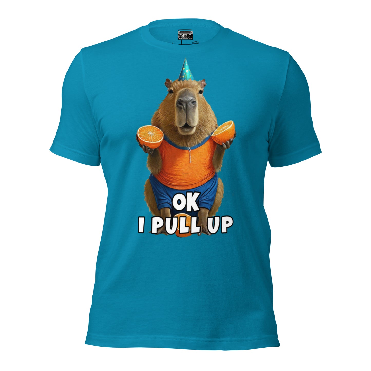 OK I Pull Up Capybara Party 4 Unisex Short Sleeve t-shirt - Premium  from Wanna Freestyle - Just $19.99! Shop now at Wanna Freestyle