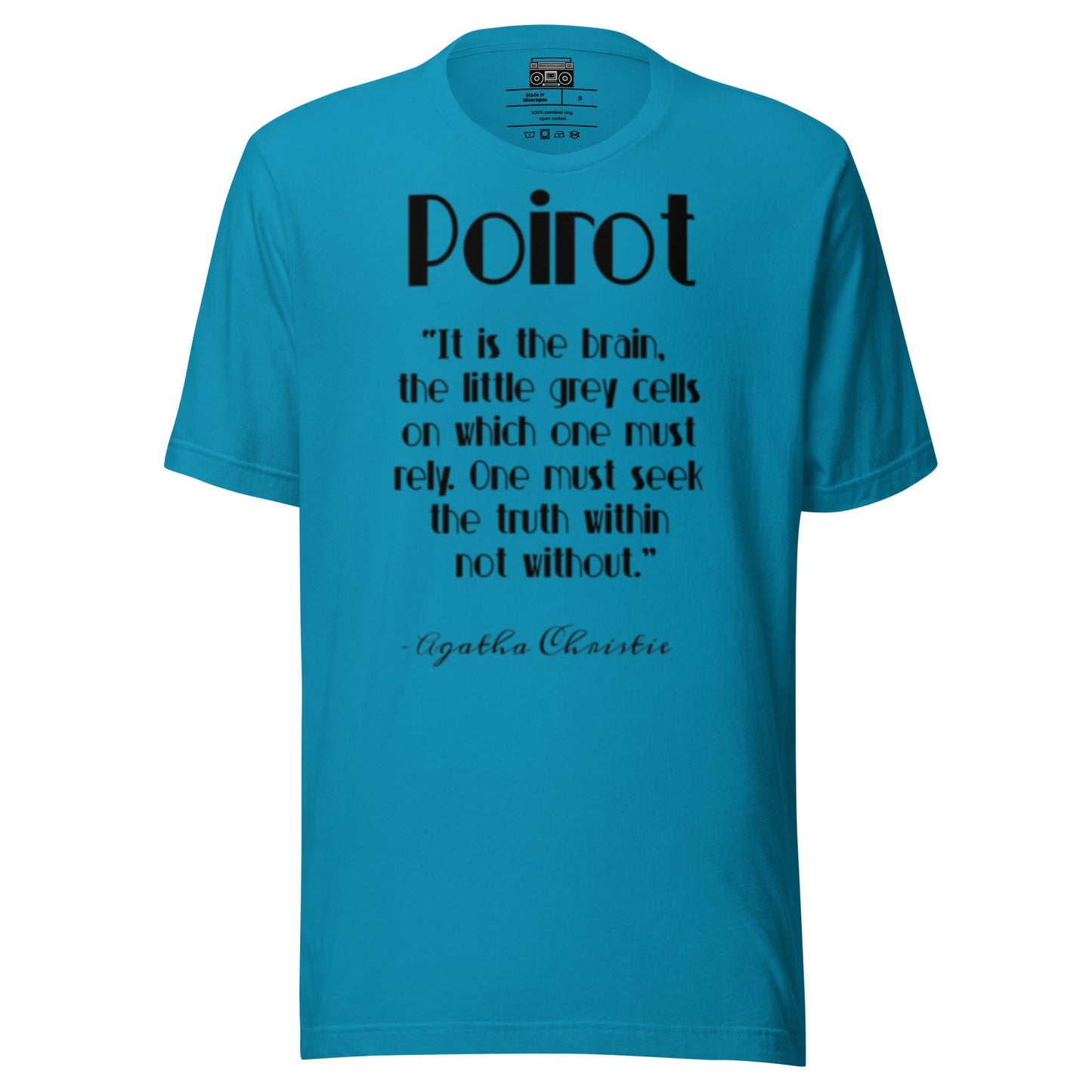 Poirot Little Grey Cells Unisex t-shirt - Premium T-Shirt from Wanna Freestyle - Just $19.99! Shop now at Wanna Freestyle