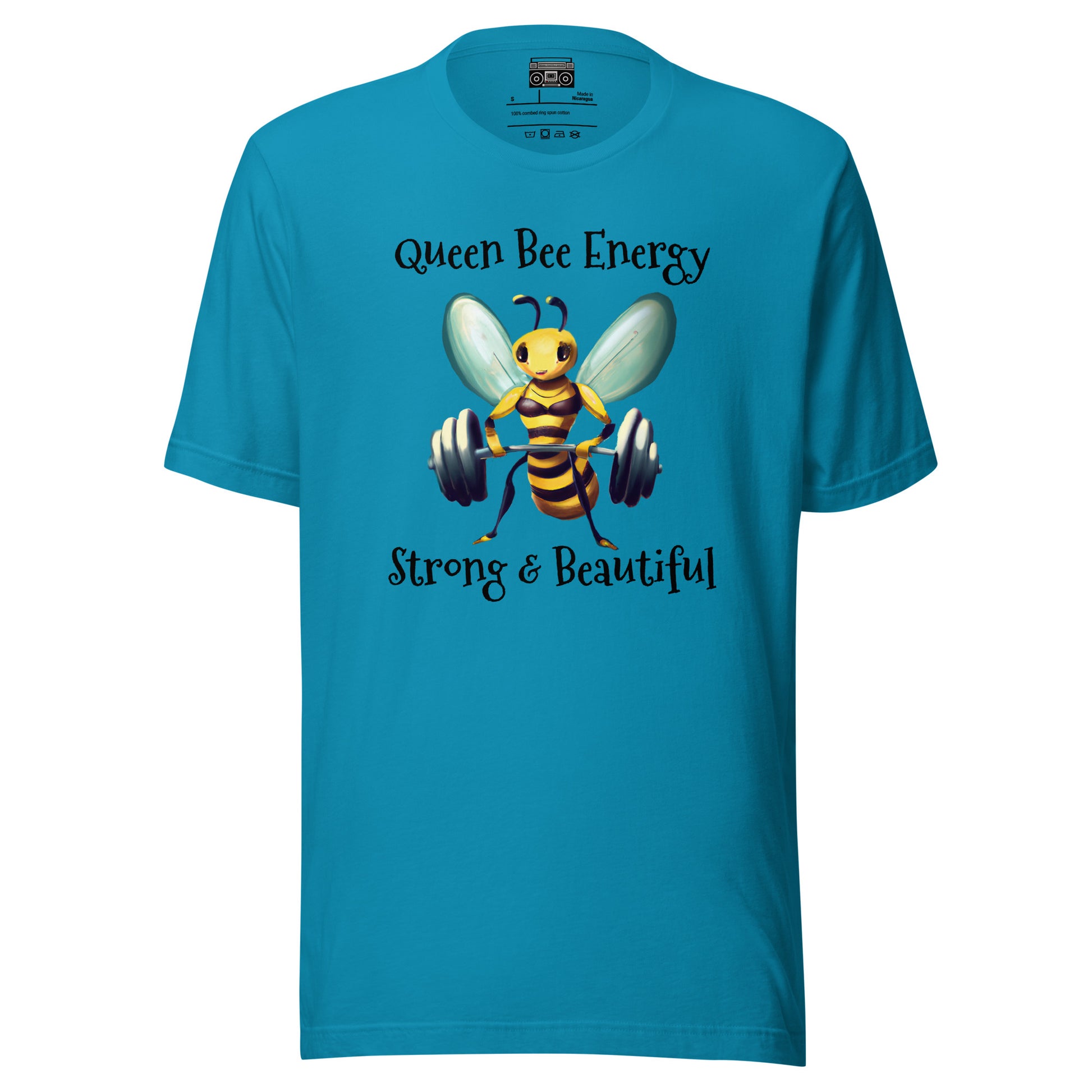 Queen Bee Energy Strong and Confident QBE: Unisex t-shirt - Premium T-Shirt from Wanna Freestyle Designs - Just $25! Shop now at Wanna Freestyle Designs