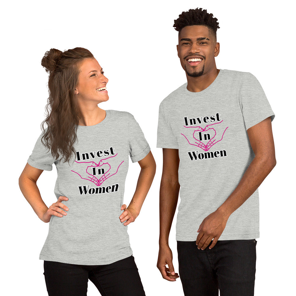 Invest In Women 2 Unisex T-Shirt - Premium  from Wanna Freestyle - Just $17.99! Shop now at Wanna Freestyle