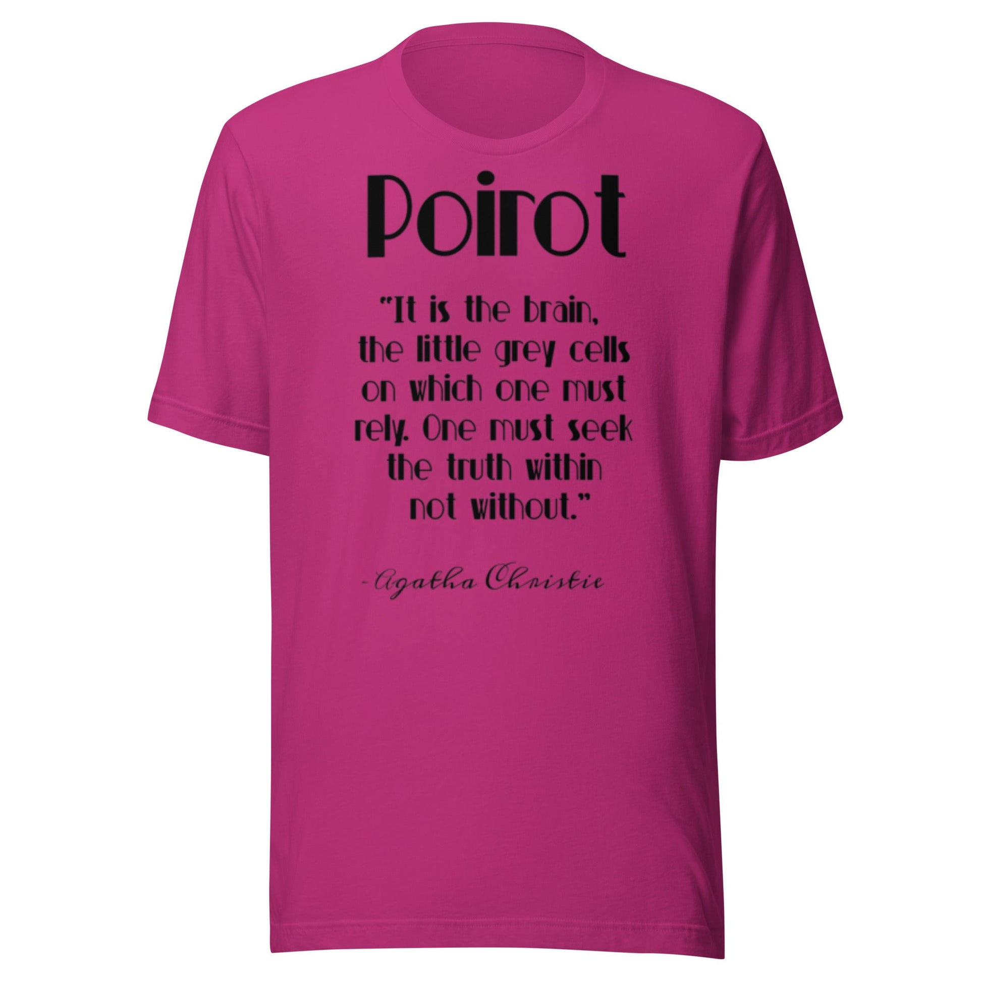 Poirot Little Grey Cells Unisex t-shirt - Premium T-Shirt from Wanna Freestyle - Just $19.99! Shop now at Wanna Freestyle