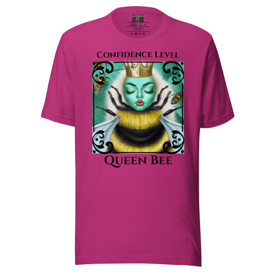 Confidence Level Queen Bee 3 Unisex T-shirt - Premium T-Shirt from Wanna Freestyle - Just $19.99! Shop now at Wanna Freestyle