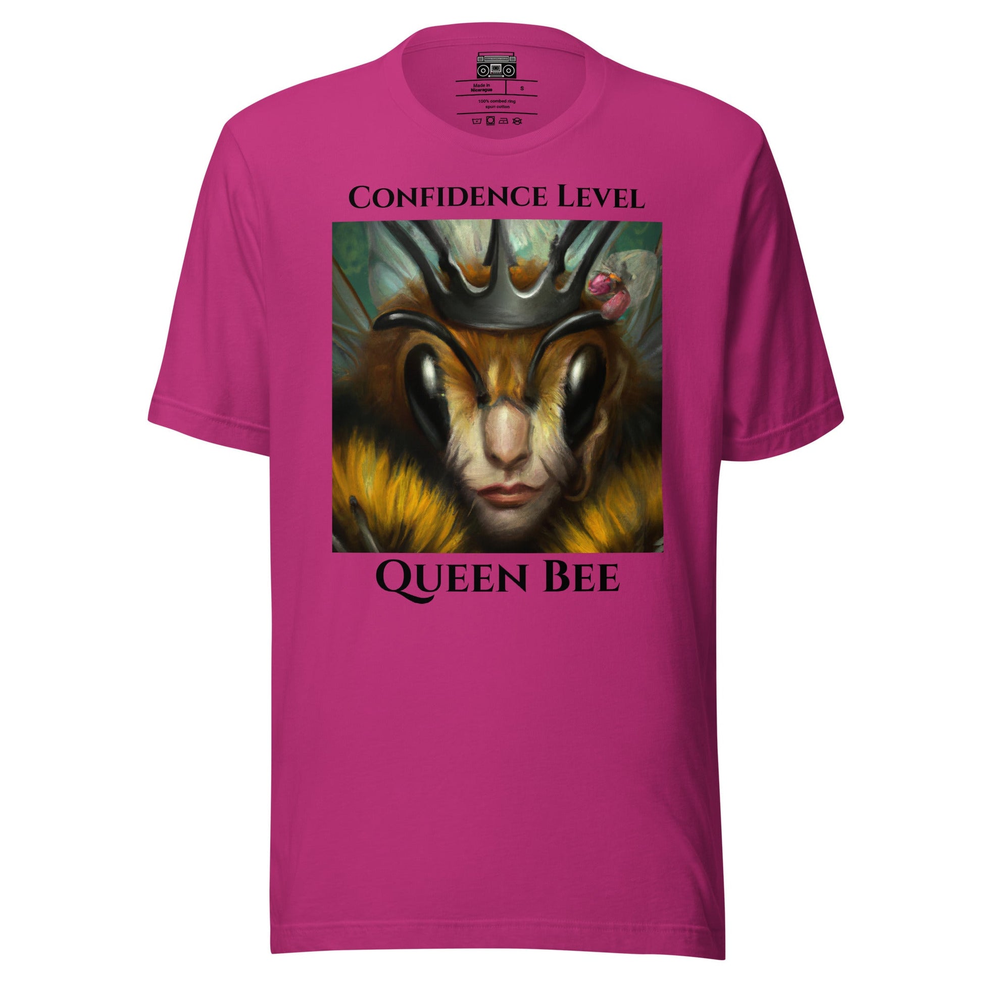 QBE Queen Bee Energy Confidence b Short Sleeve Unisex t-shirt - Premium T-Shirt from Wanna Freestyle - Just $19.99! Shop now at Wanna Freestyle