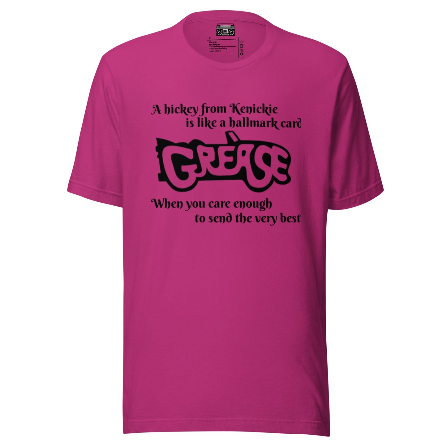 Grease K Hallmark Card Unisex t-shirt - Premium T-Shirt from Wanna Freestyle - Just $19.99! Shop now at Wanna Freestyle