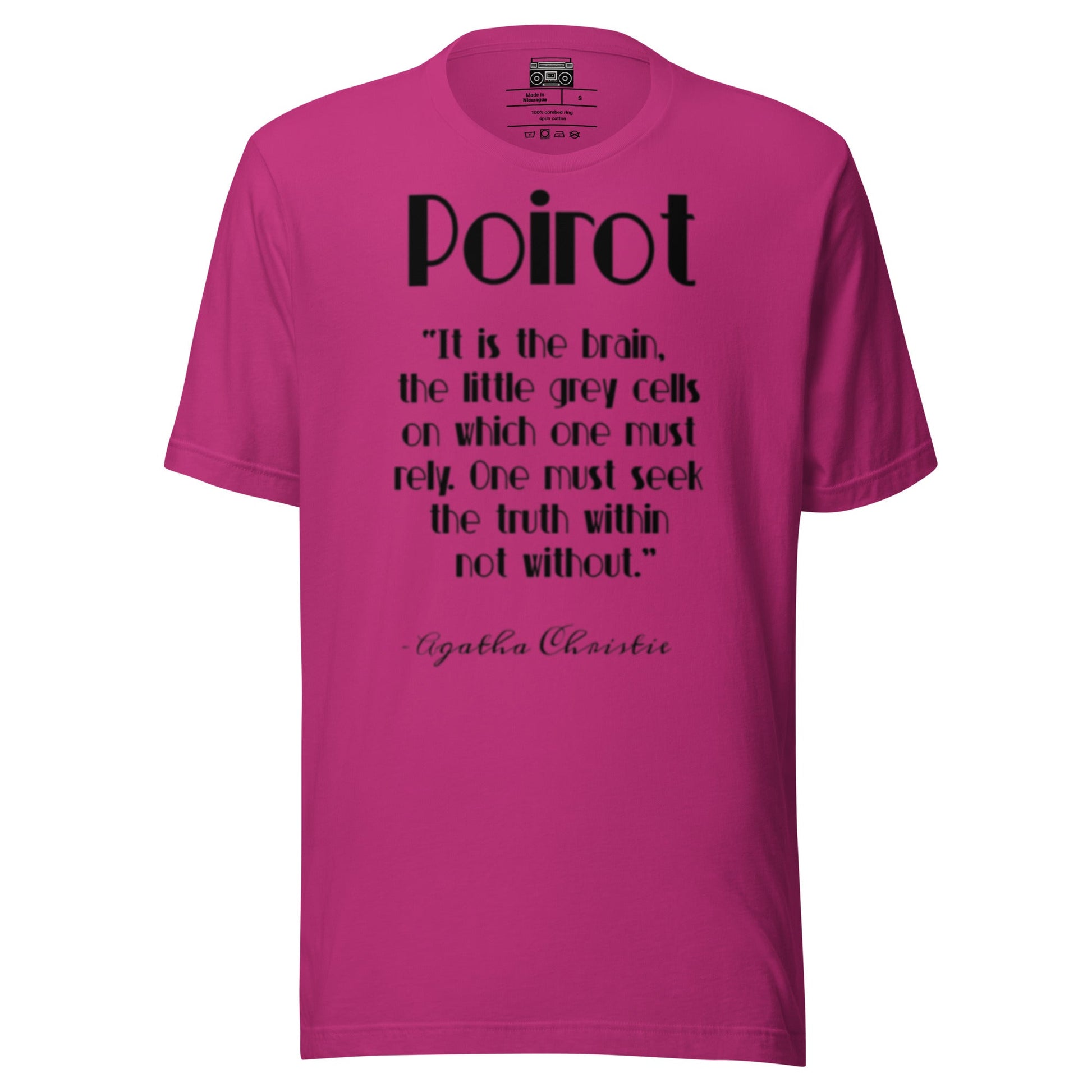 Poirot Little Grey Cells Unisex t-shirt - Premium T-Shirt from Wanna Freestyle - Just $19.99! Shop now at Wanna Freestyle