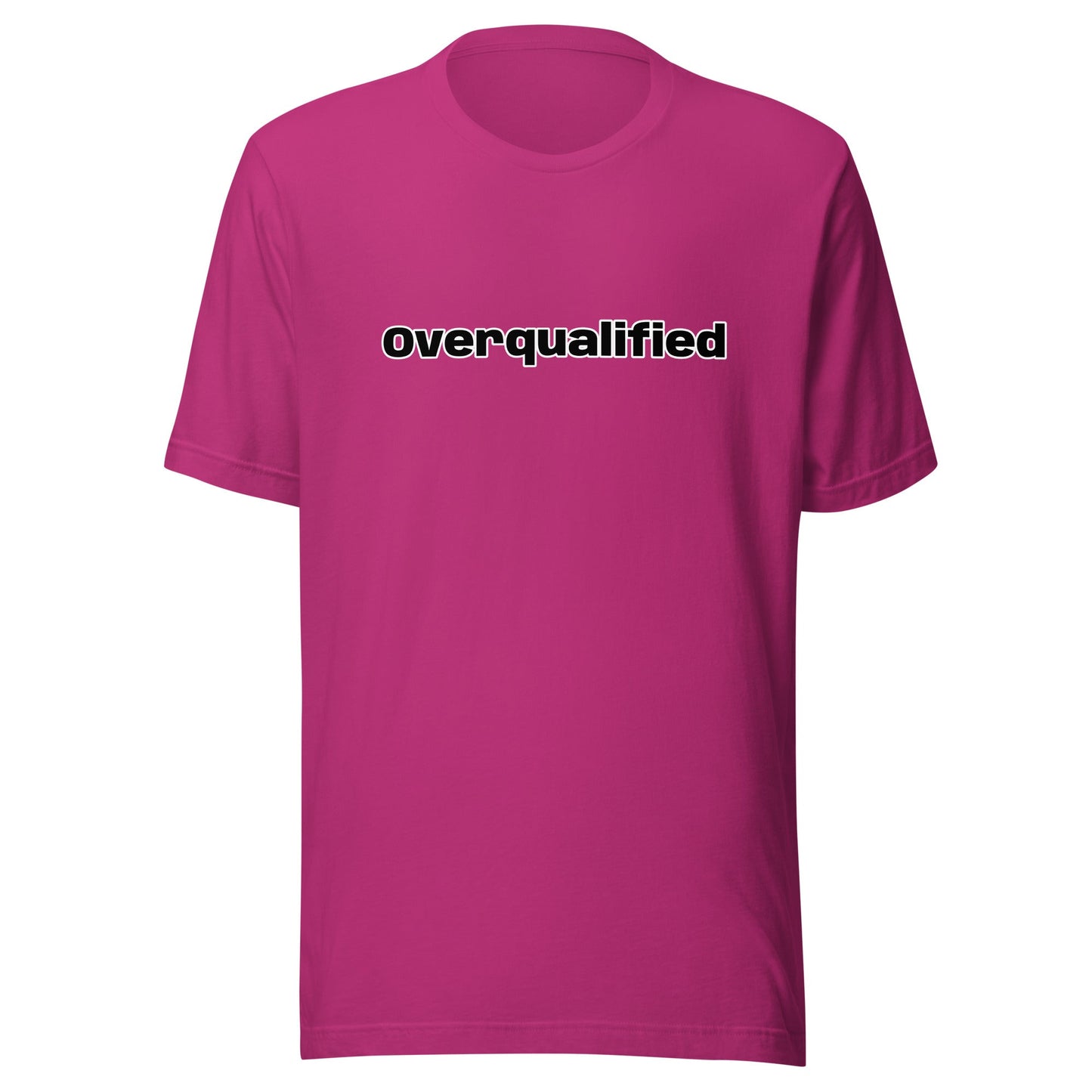 Overqualified Unisex t-shirt - Premium T-Shirt from Wanna Freestyle - Just $17! Shop now at Wanna Freestyle