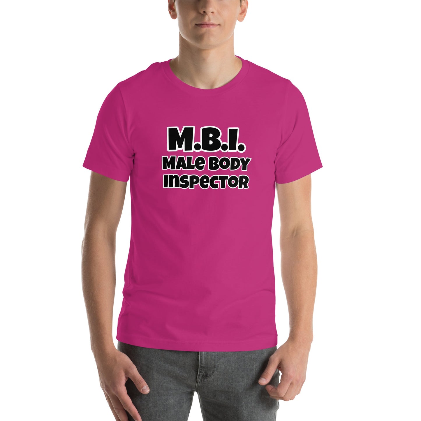 Male Body Inspector Unisex T-shirt - Premium T-Shirt from Wanna Freestyle - Just $19.99! Shop now at Wanna Freestyle