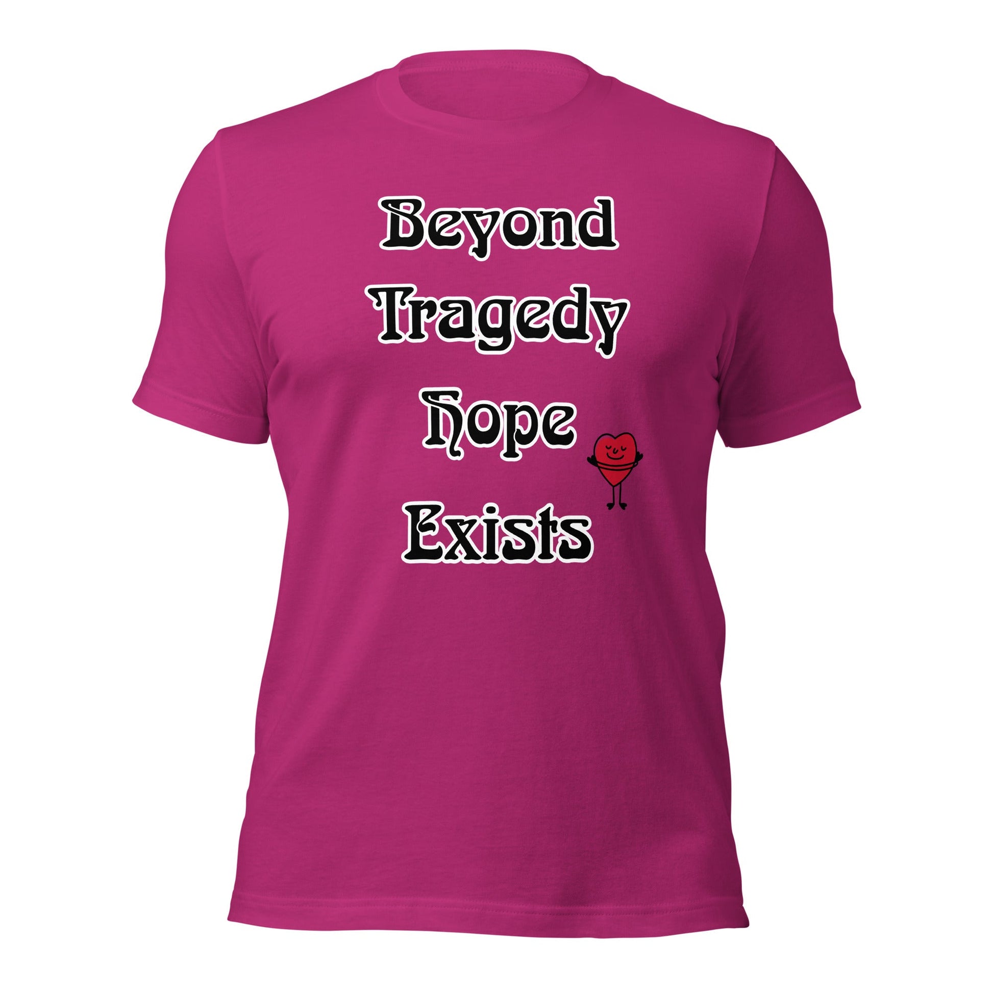 Beyond Tragedy Hope Exists Unisex t-shirt - Premium T-Shirt from Wanna Freestyle - Just $19.99! Shop now at Wanna Freestyle