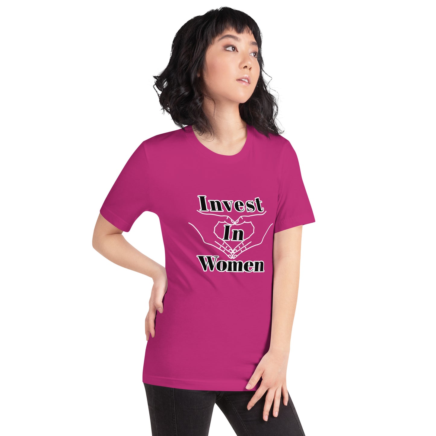 Invest In Women Unisex t-shirt - Premium  from Wanna Freestyle - Just $17.99! Shop now at Wanna Freestyle